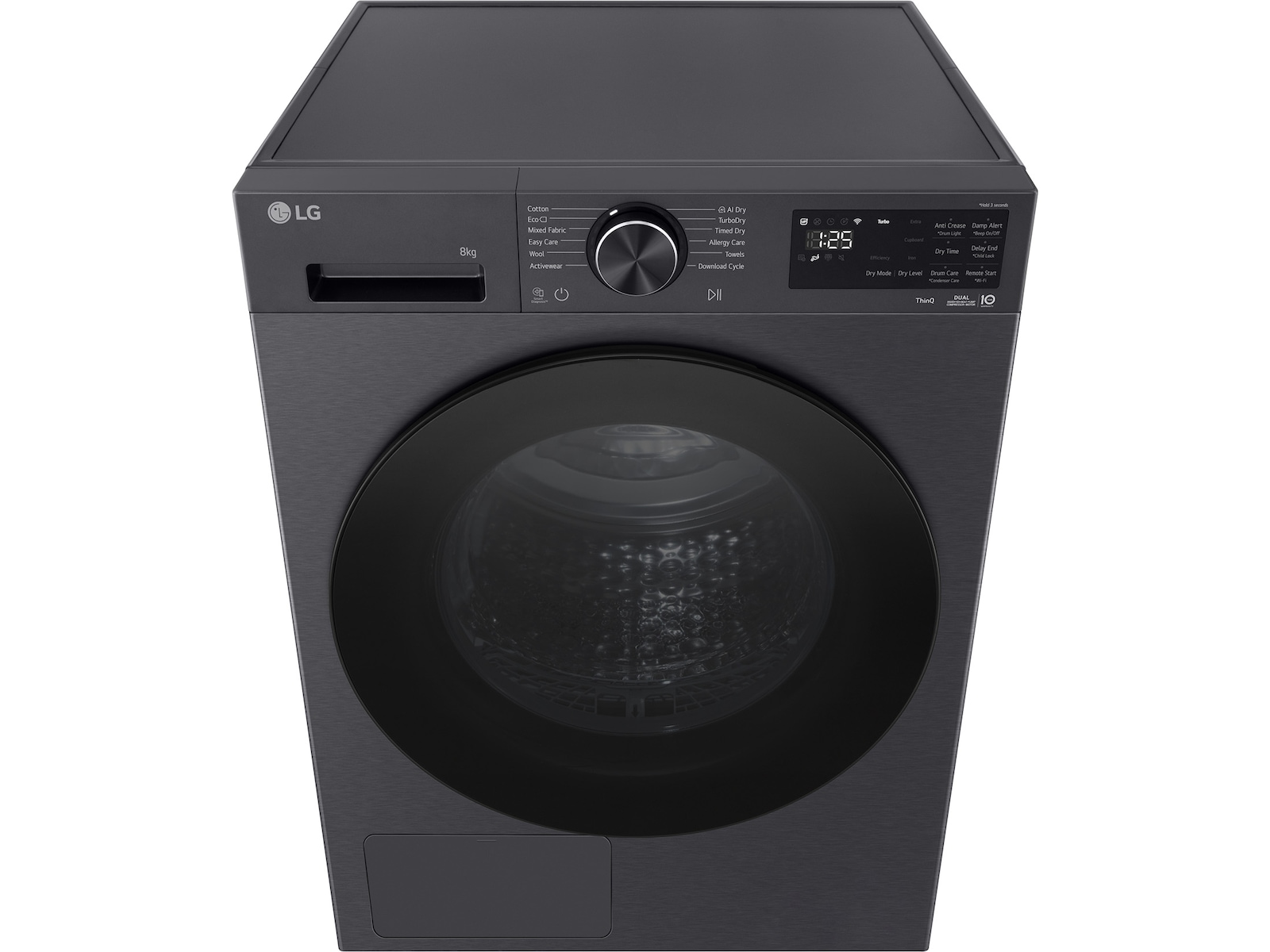 LG RHX5008TBB tørketrommel 8kg (hvit) Tørketrommel