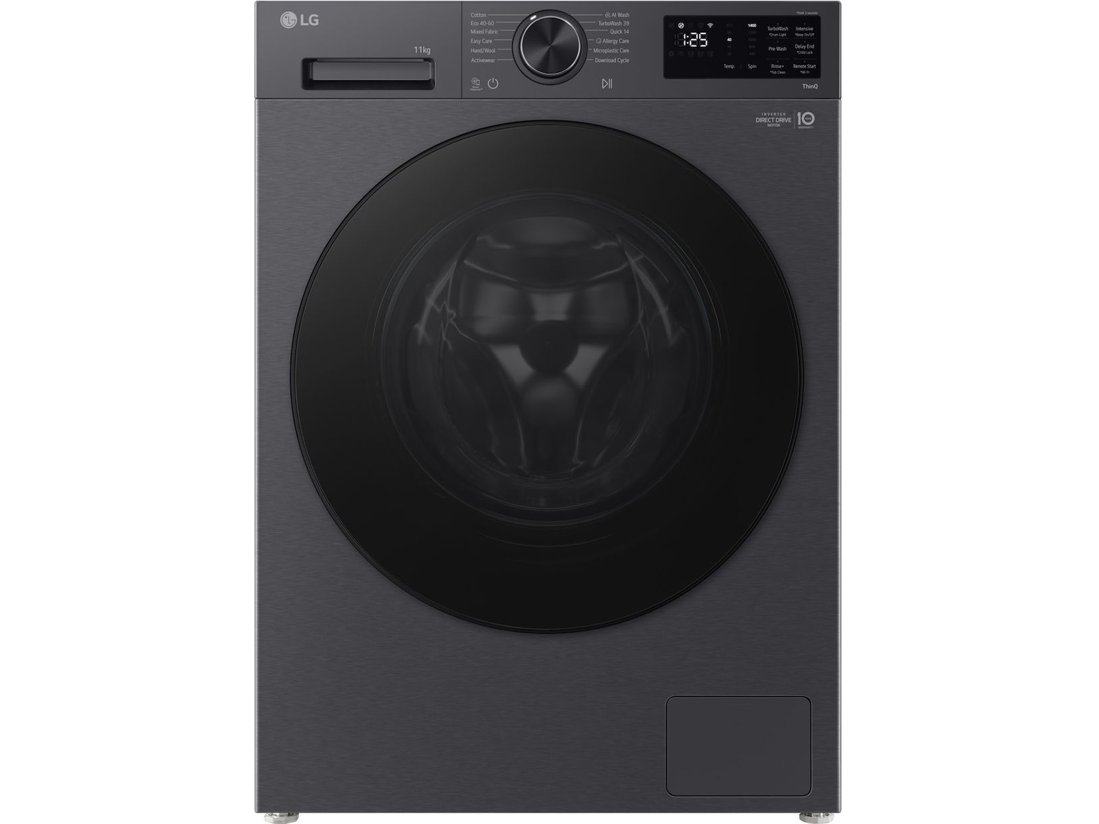 LG Direct-Drive Vaskemaskin F4X5011TBB (svart) Vaskemaskin