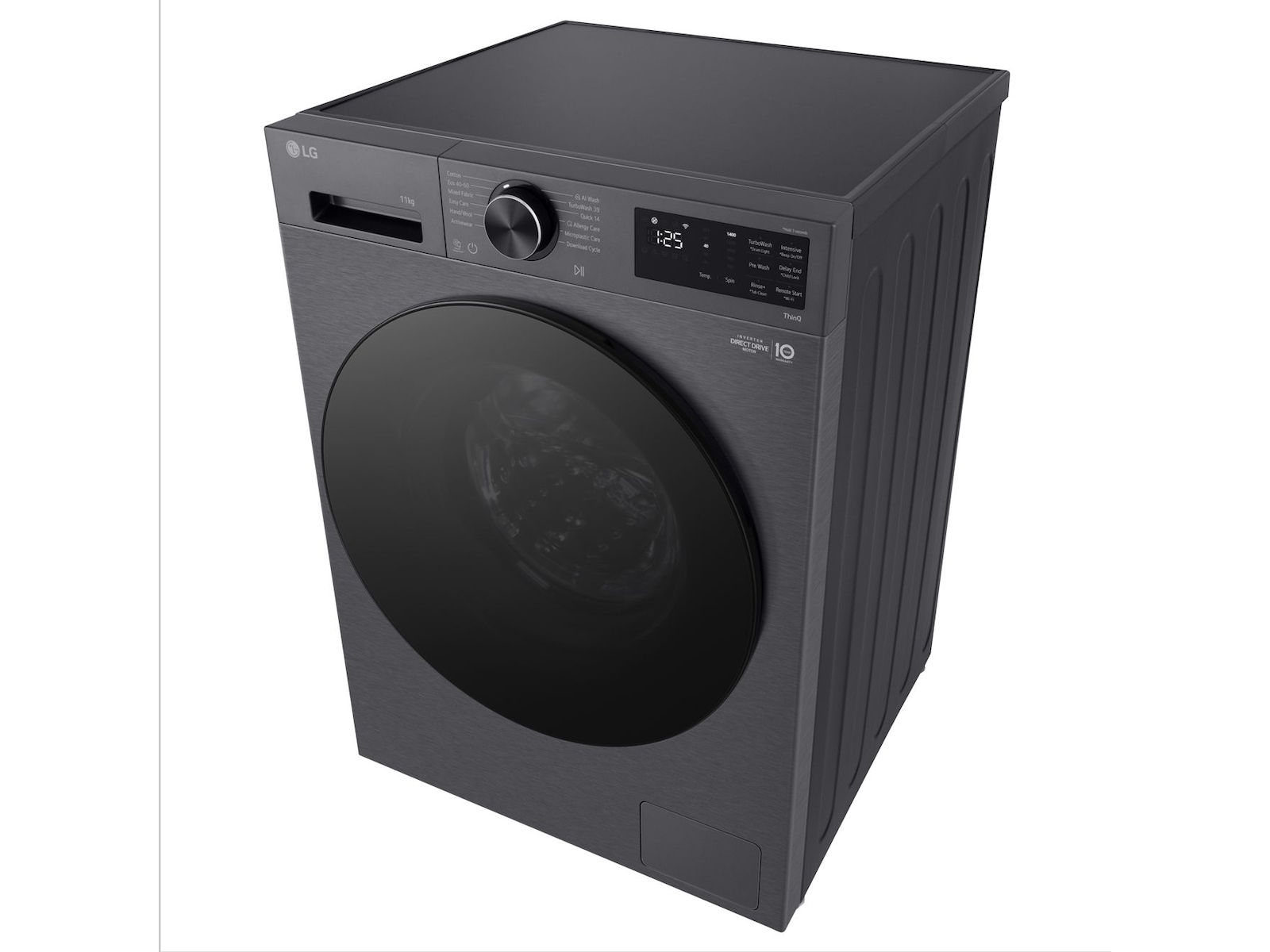 LG Direct-Drive Vaskemaskin F4X5011TBB (svart) Vaskemaskin