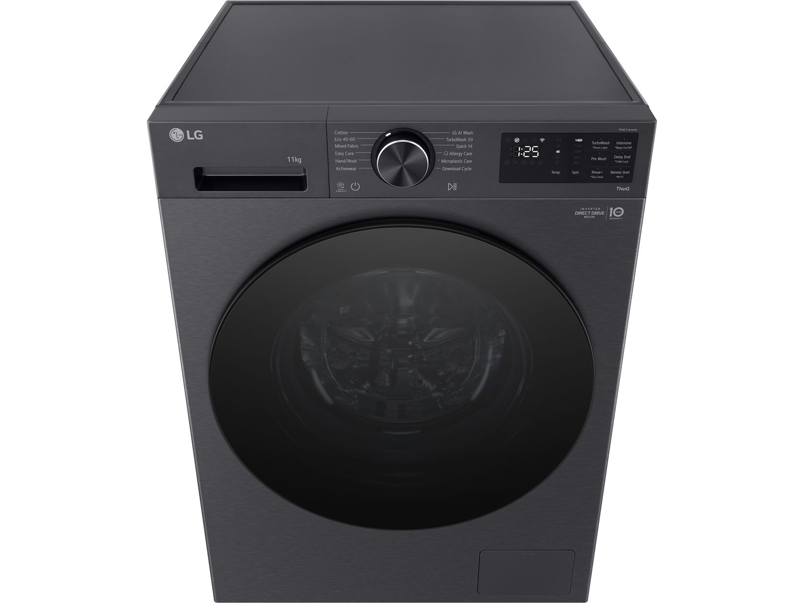 LG Direct-Drive Vaskemaskin F4X5011TBB (svart) Vaskemaskin