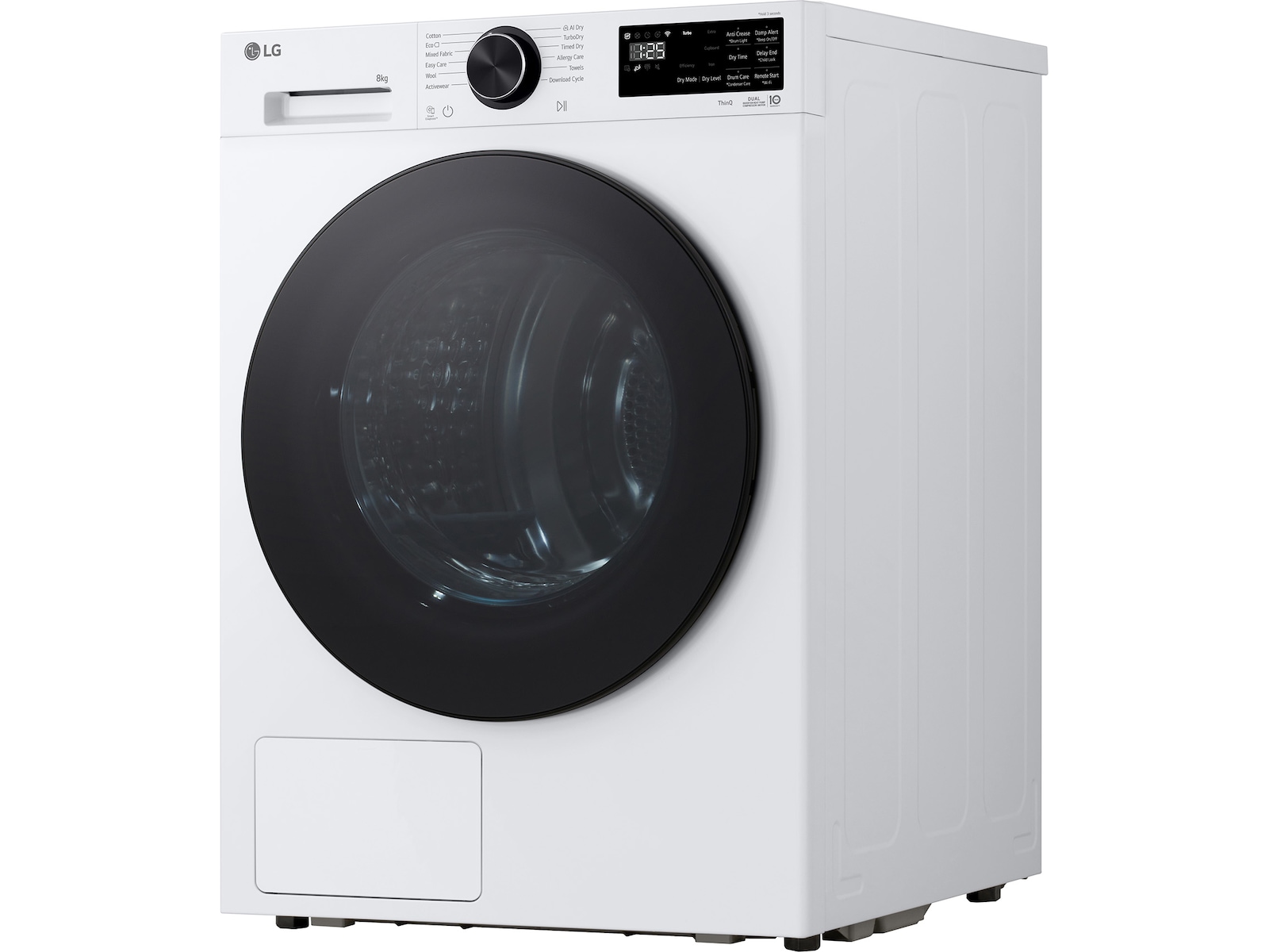 LG RHX5008TLB tørketrommel 8kg (hvit) Tørketrommel