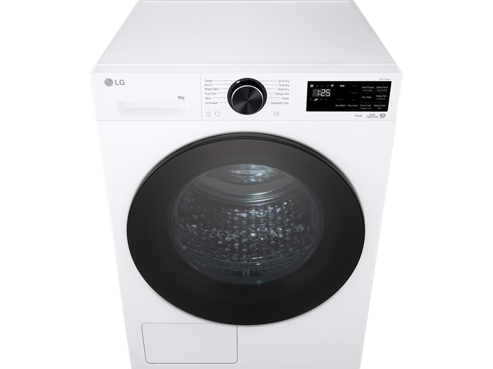 LG RHX5008TLB tørketrommel 8kg (hvit) Tørketrommel