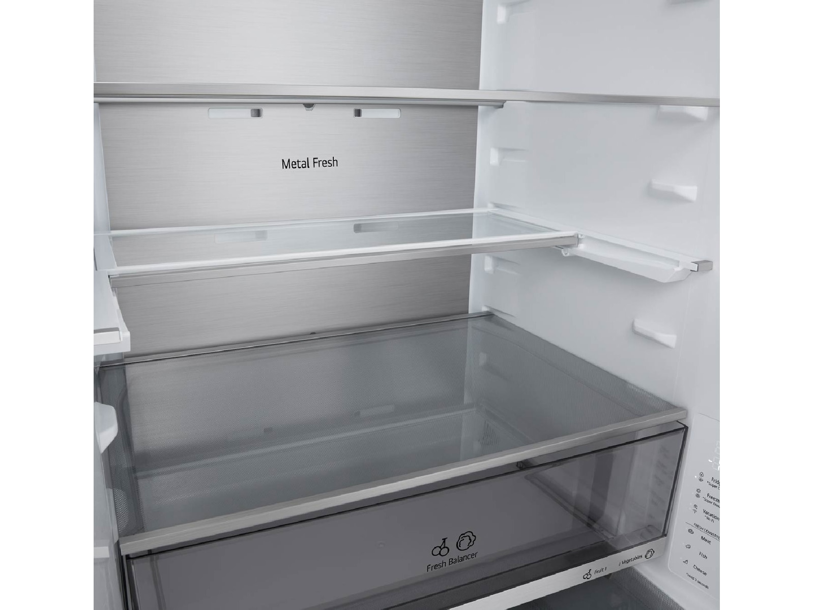 LG GBBS727CMB Kjøleskap med fryseboks 2.03M (Metal Sorbet) Kombiskap