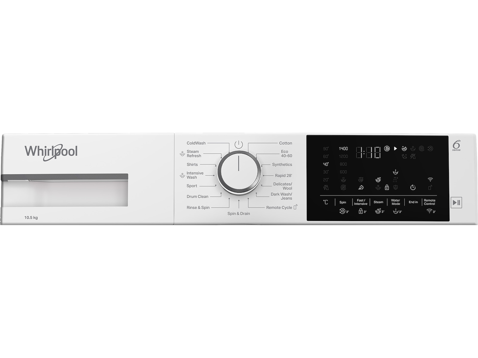 Whirlpool frontmatet vaskemaskin Vaskemaskin