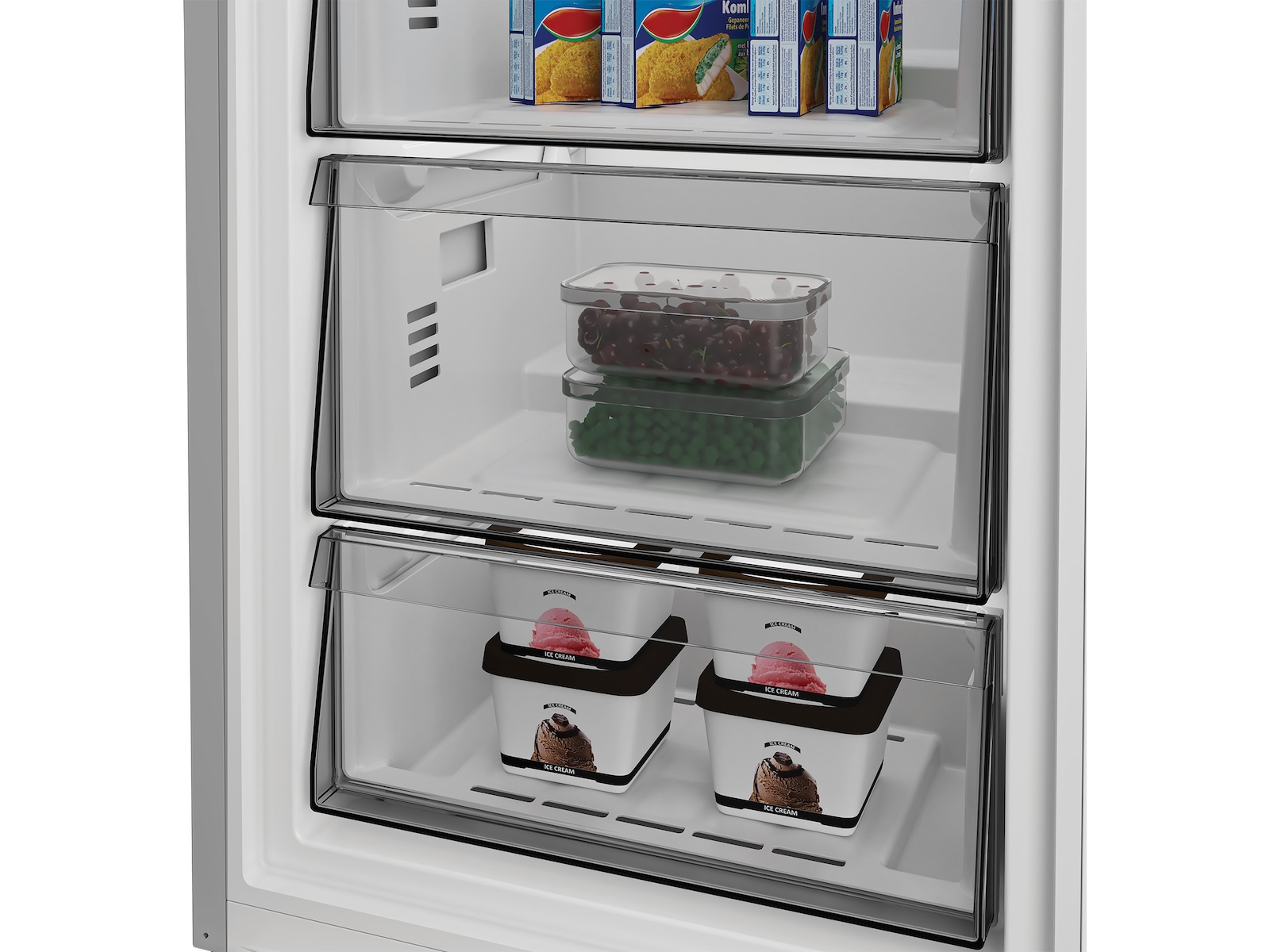 Whirlpool WHMFF 6312 XP41 Fryseskap (titanium inox) Fryseskap