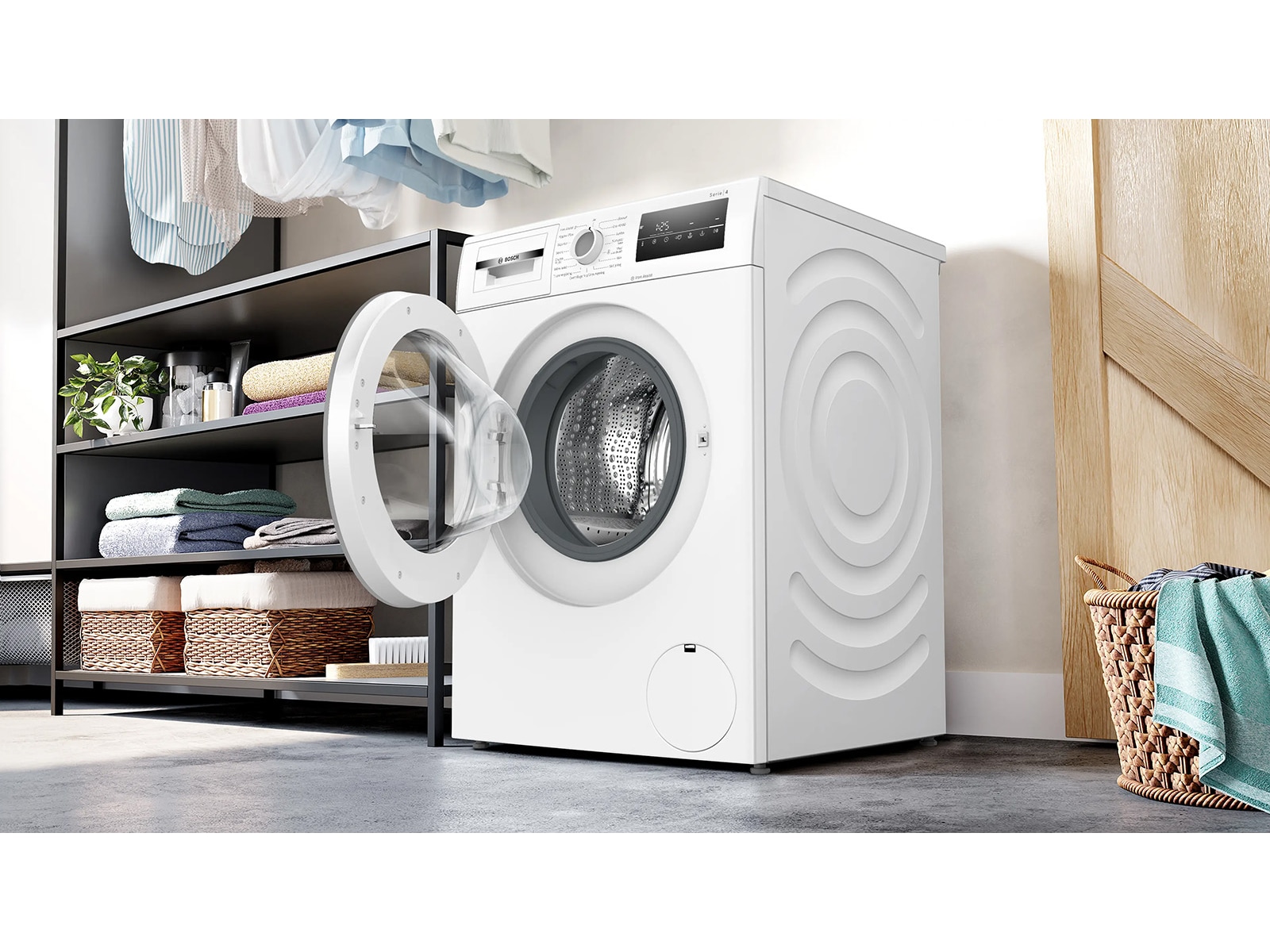 Bosch WAN2829SSN Serie 4 Vaskemaskin (hvit) Vaskemaskin