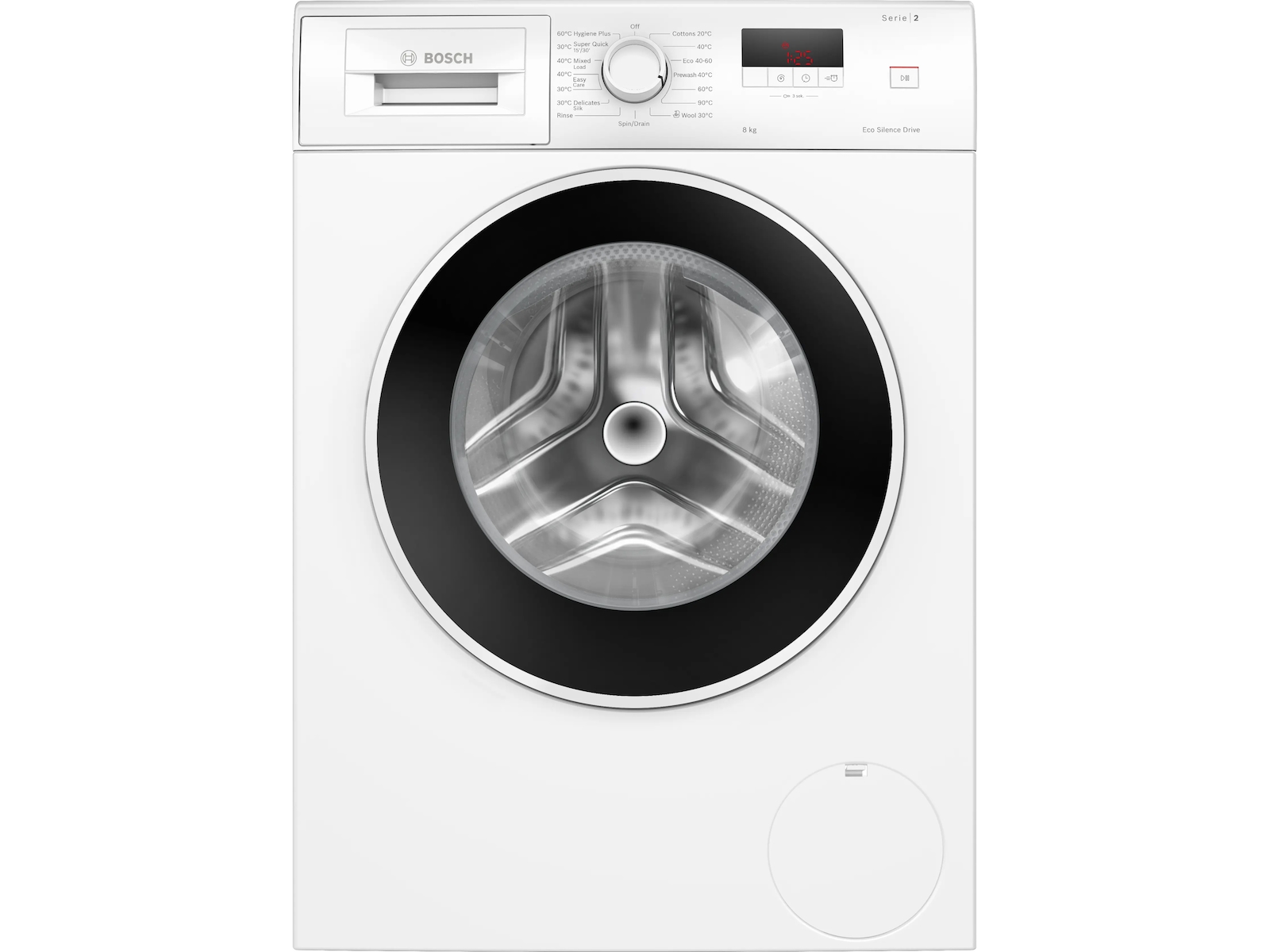 Bosch WGE03400SN Serie 2 Vaskemaskin (hvit) Vaskemaskin