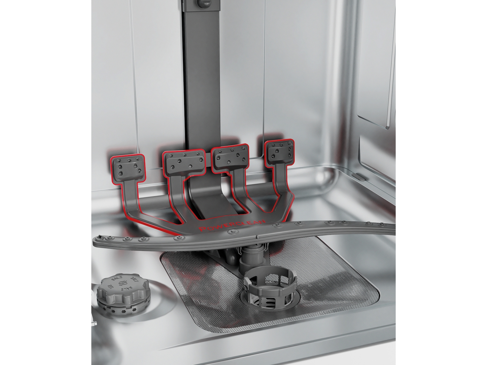Whirlpool WUC3C32PX underbygget oppvaskmaskin (rustfritt stål) Underbygd oppvaskmaskin
