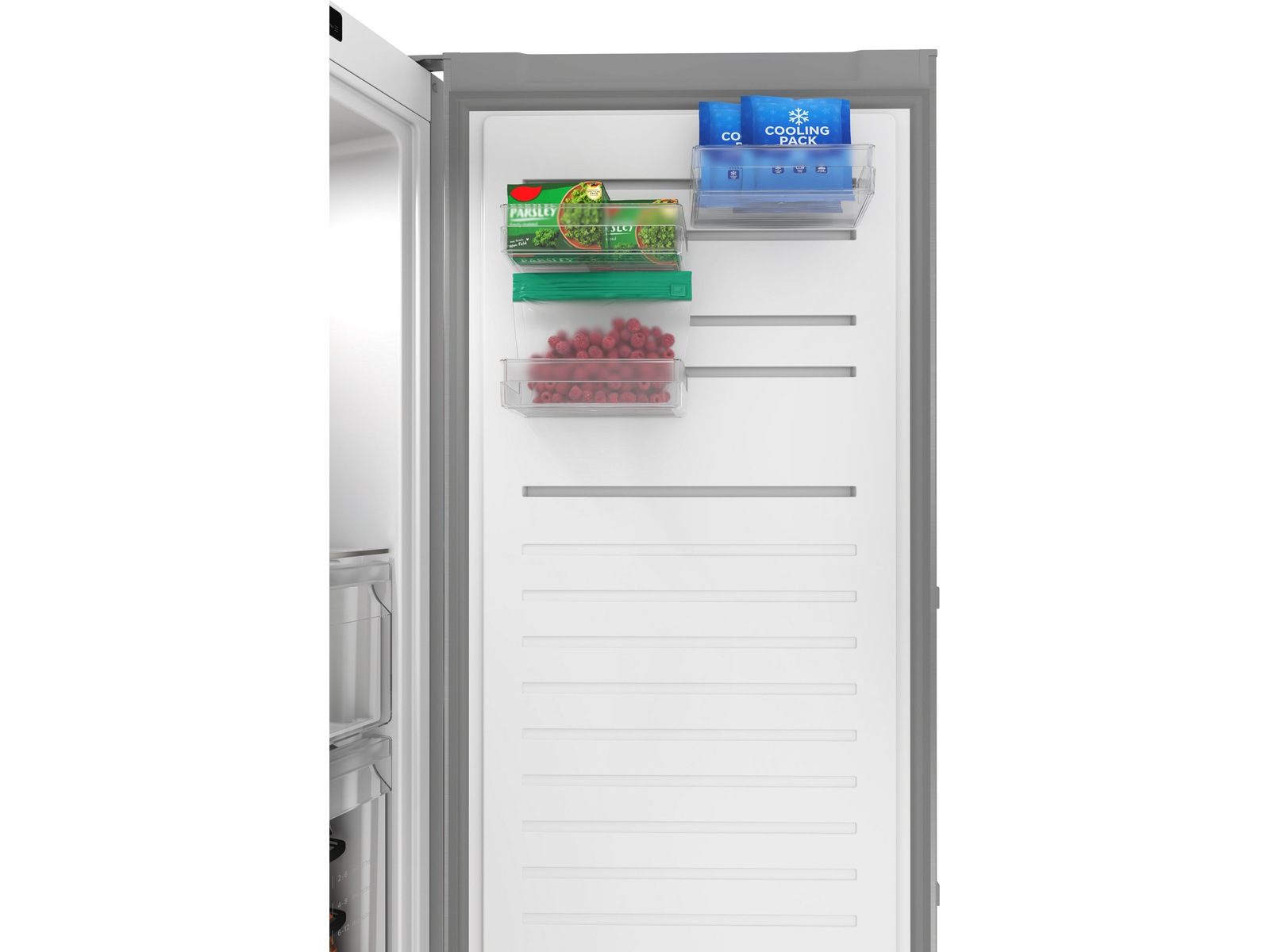 Bosch Serie 4 GSN36VIDG Fryser 242L (Rustfritt stål) Fryseskap