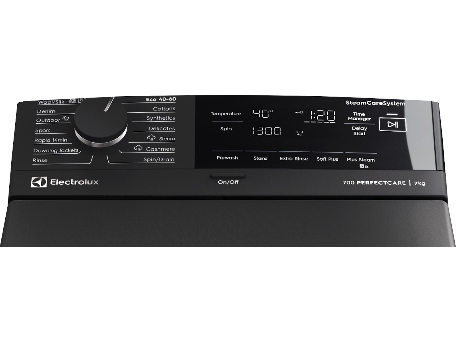 Electrolux EW7T073R1G PerfectCare 700 toppmatet vaskemaskin 7 kg Vaskemaskin