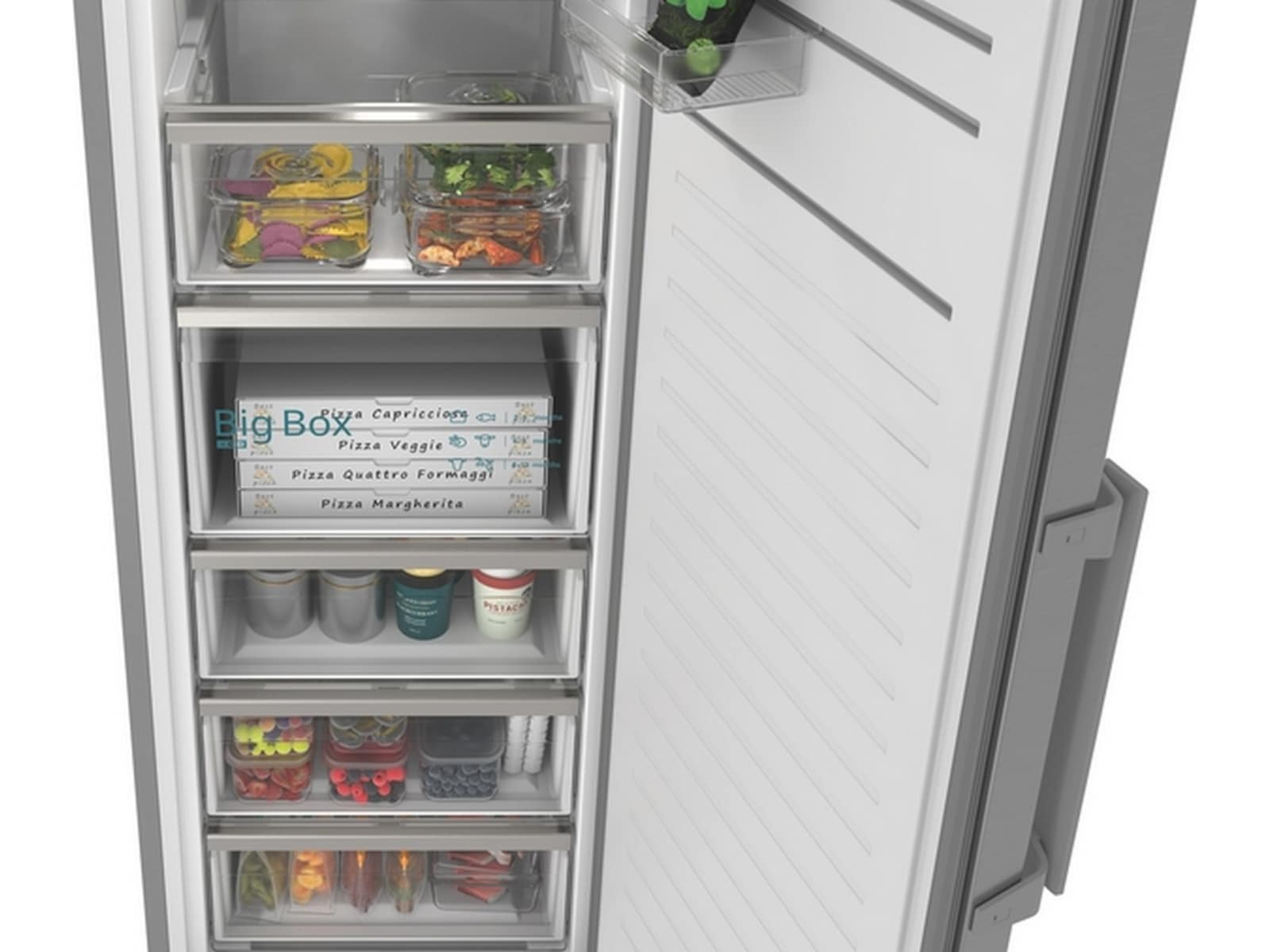 Siemens iQ300 Fryseskap (børstet stål) Fryseskap