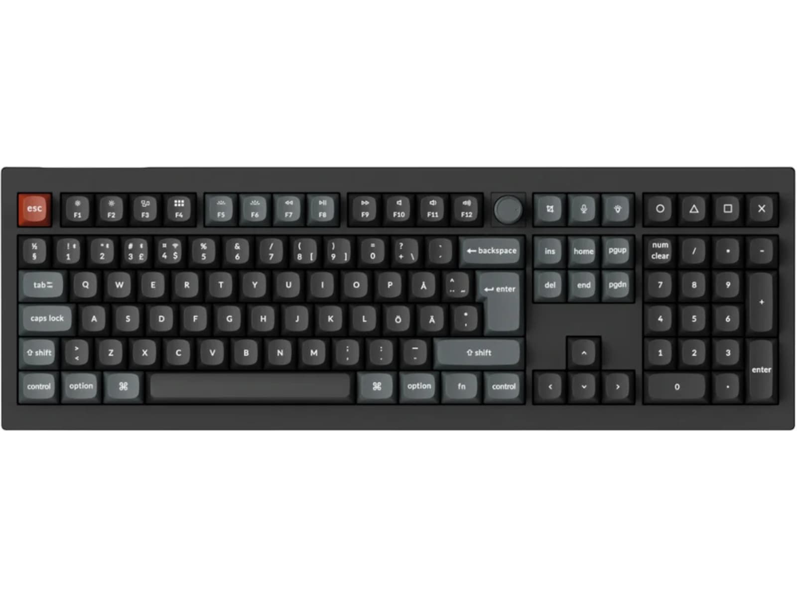 Keychron V6 Ultra 100% 8K Red Trådløst Gamingtastatur Gamingtastatur