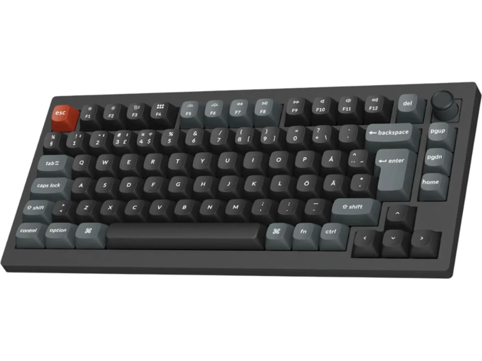 Keychron V1 Ultra 75% 8K Brown Trådløst Gamingtastatur Gamingtastatur