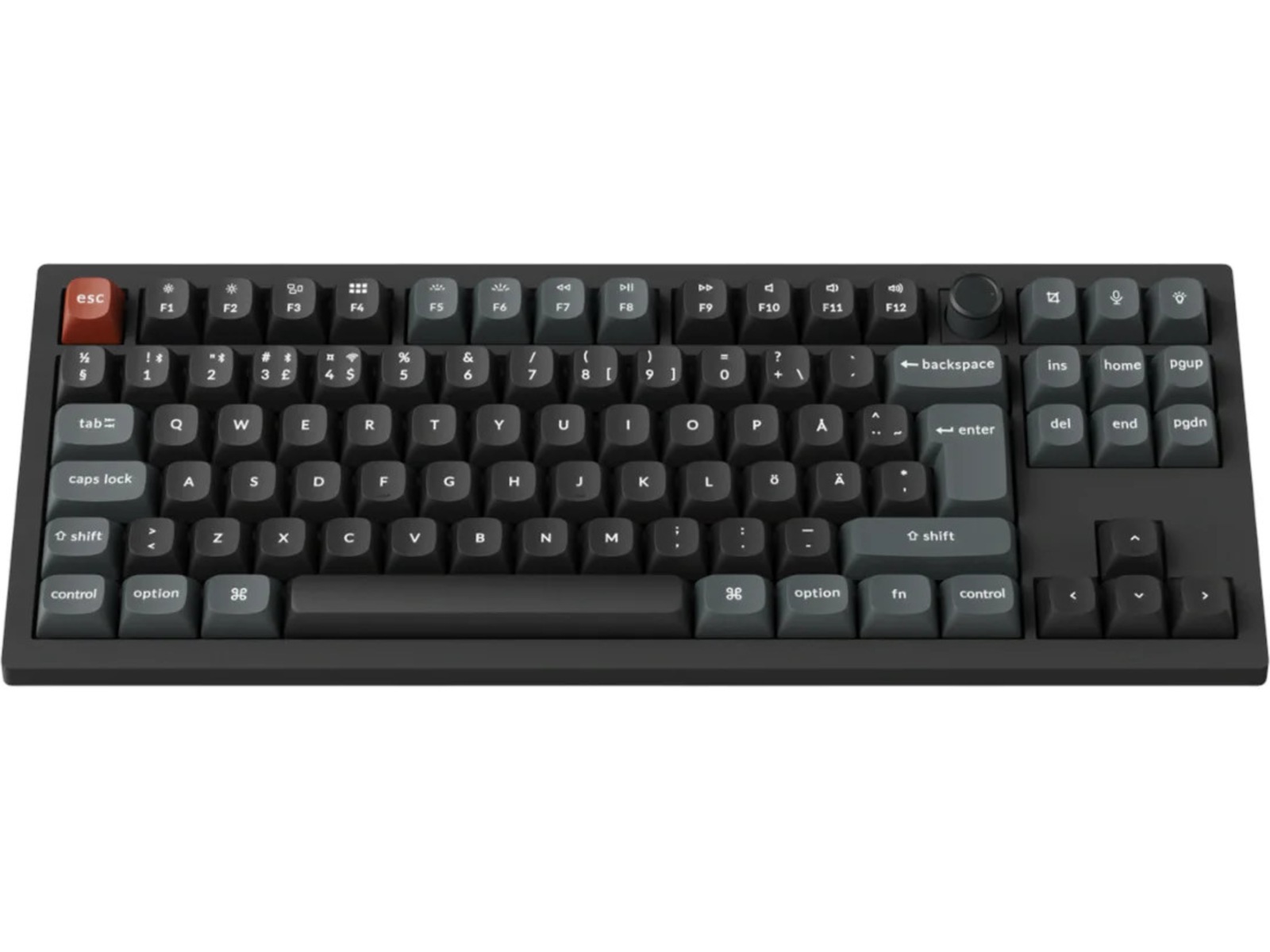 Keychron V3 Ultra 80% 8K Brown Trådløst Gamingtastatur Gamingtastatur