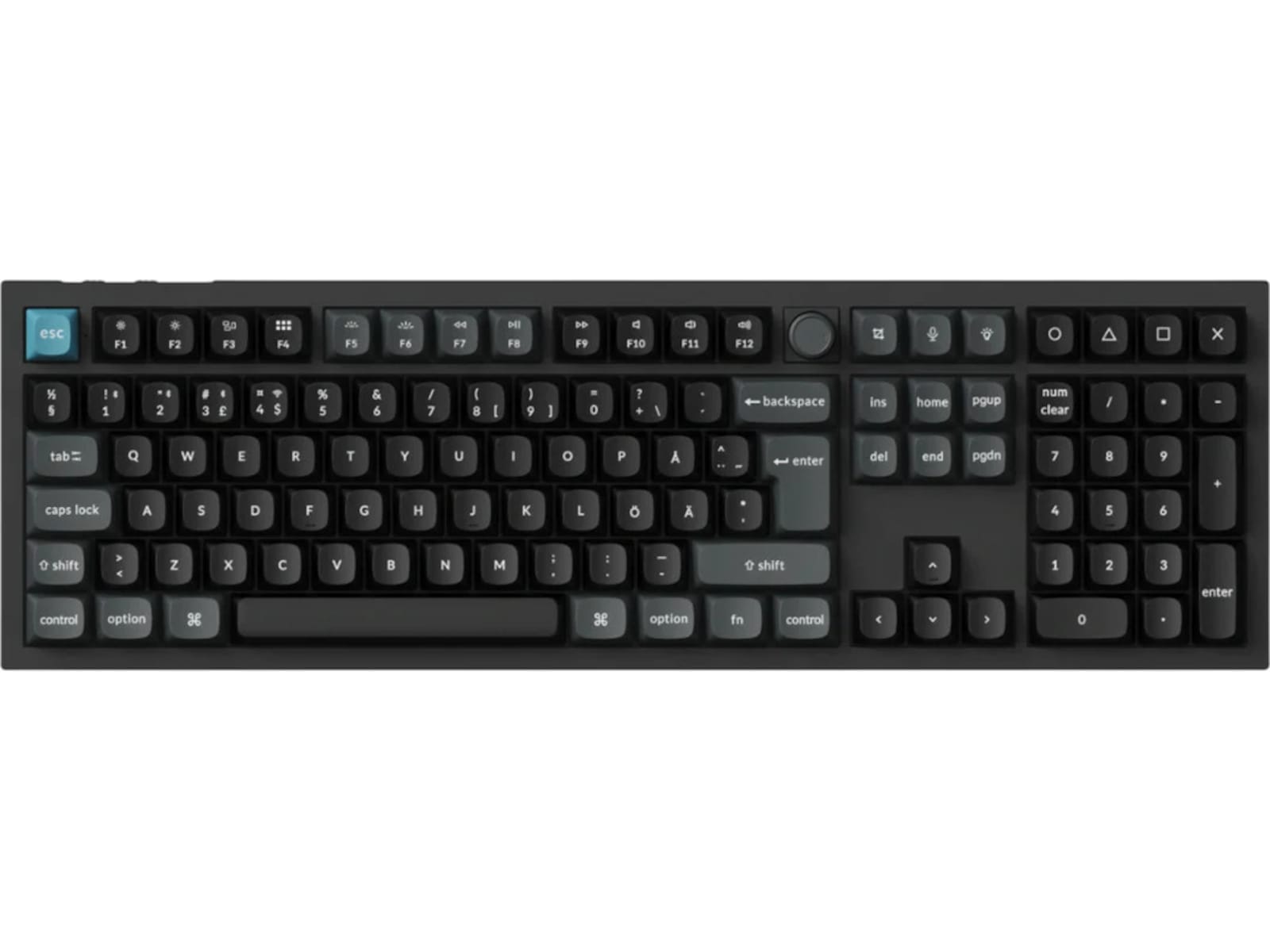 Keychron Q1 Ultra 100% 8K Brown Trådløs Gamingtastatur Gamingtastatur