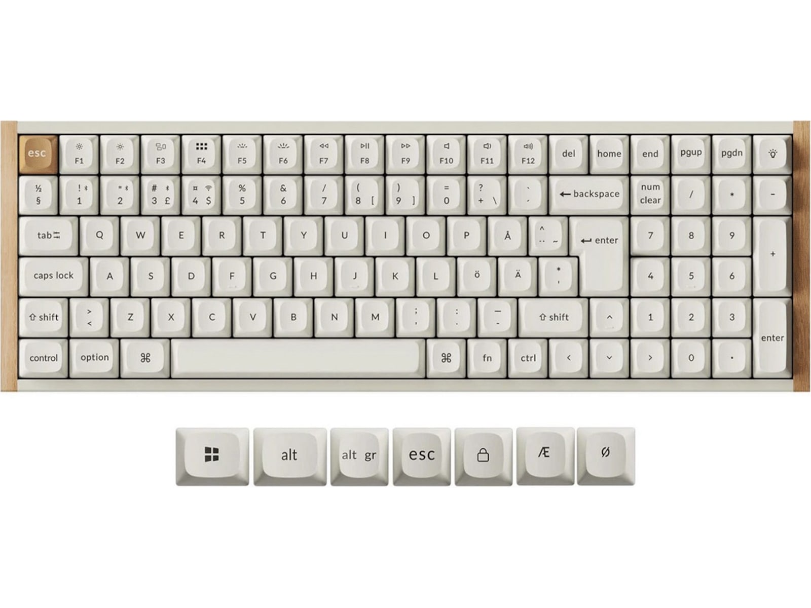 Keychron K4 HE SE Trådløst Gamingtastatur (hvit) Gamingtastatur