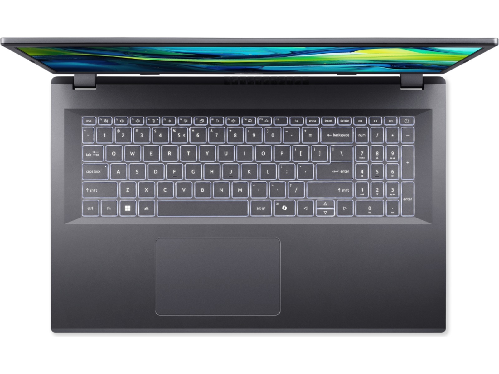 Acer Aspire 17 17,3" FHD (steel gray) -B-Grade Demo bærbar PC
