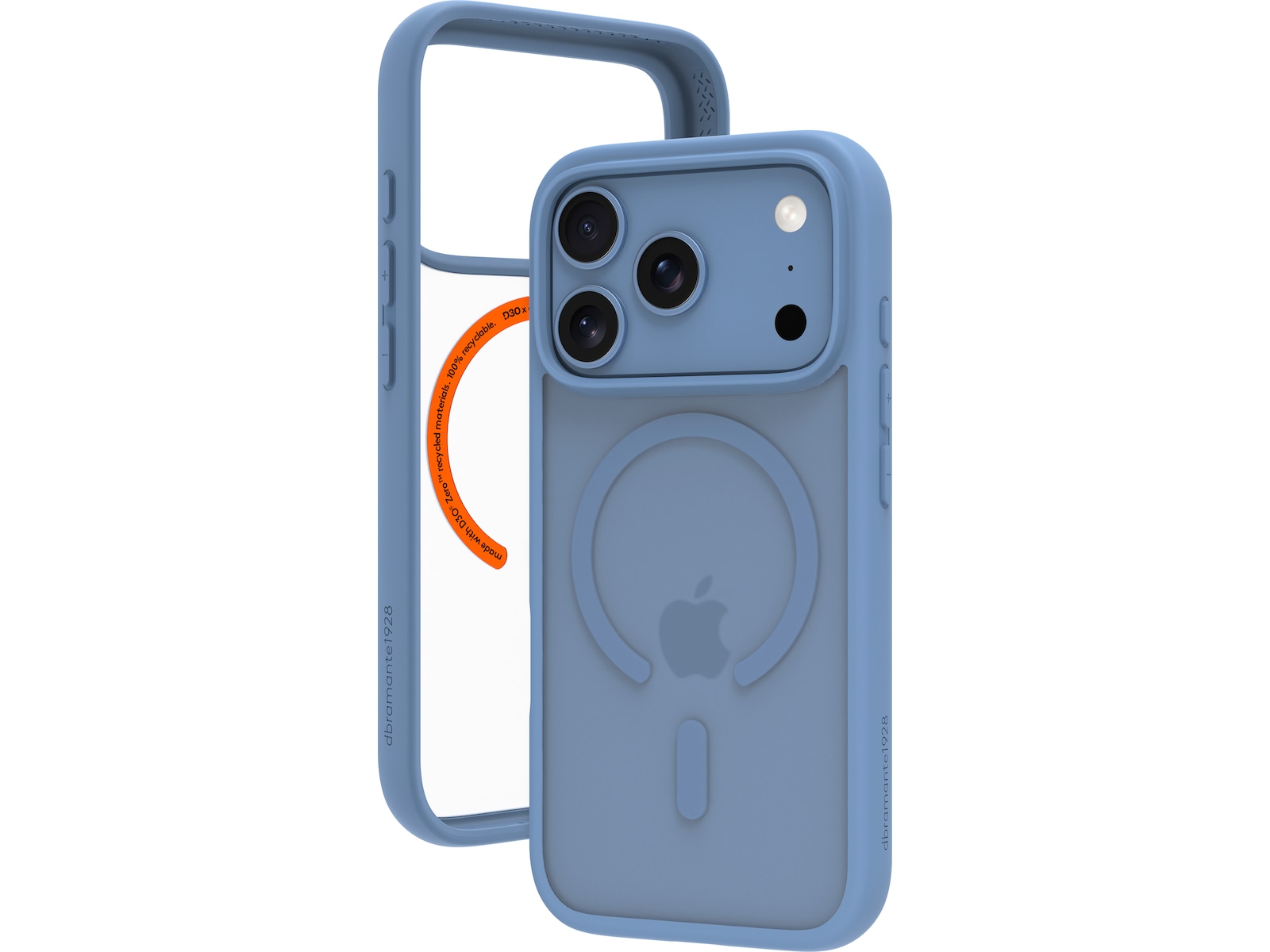 dbramante1928 iPhone 17 Pro/18 Pro Grenen Ultra D3O MS (blå) Mobildeksel