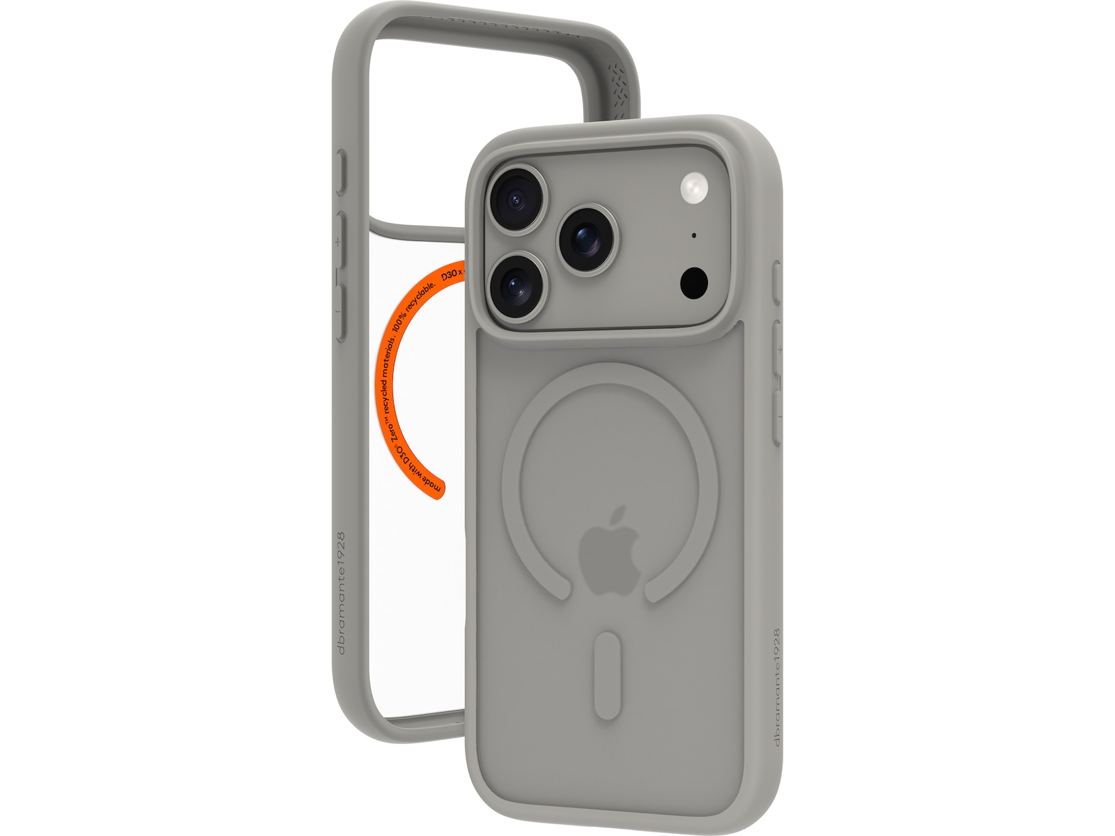 dbramante1928 iPhone 17 Pro/18 Pro Grenen Ultra D3O MS (hvit) Mobildeksel