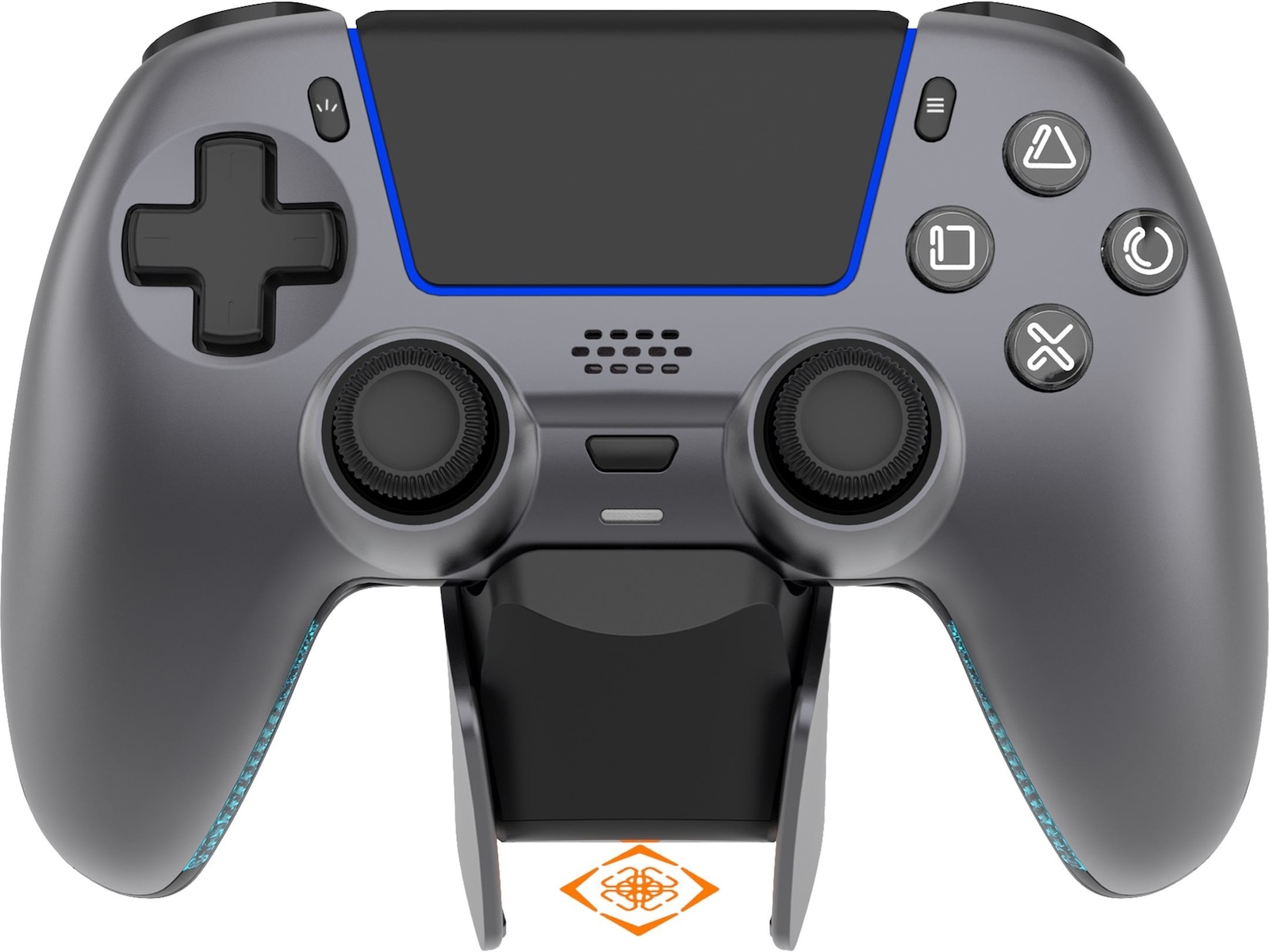 Deltaco Gaming Trådløs Handkontroll Metallic Painted (PS5) (Steel Gray) Tilbehør til spillkonsoller