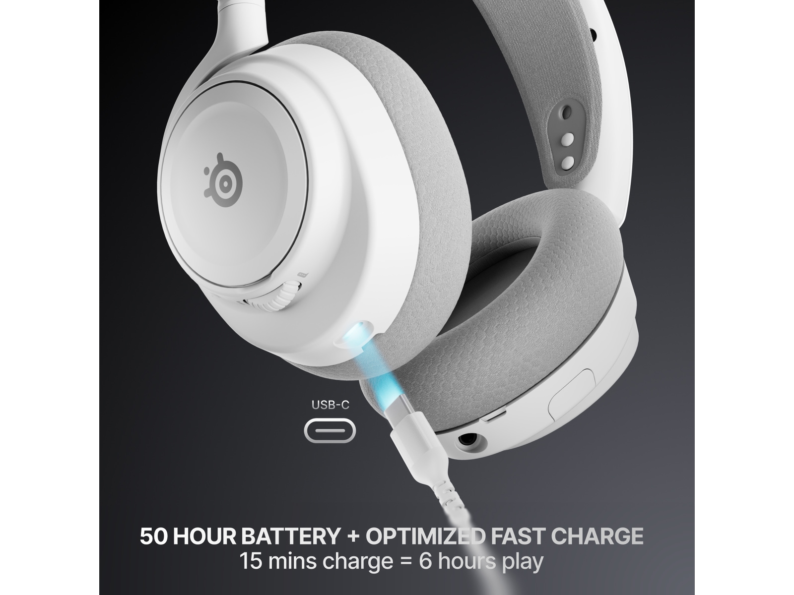 SteelSeries Arctis Nova 7P Gen 2 Trådløst Gamingheadset (hvit) -B-Grade Demo headset