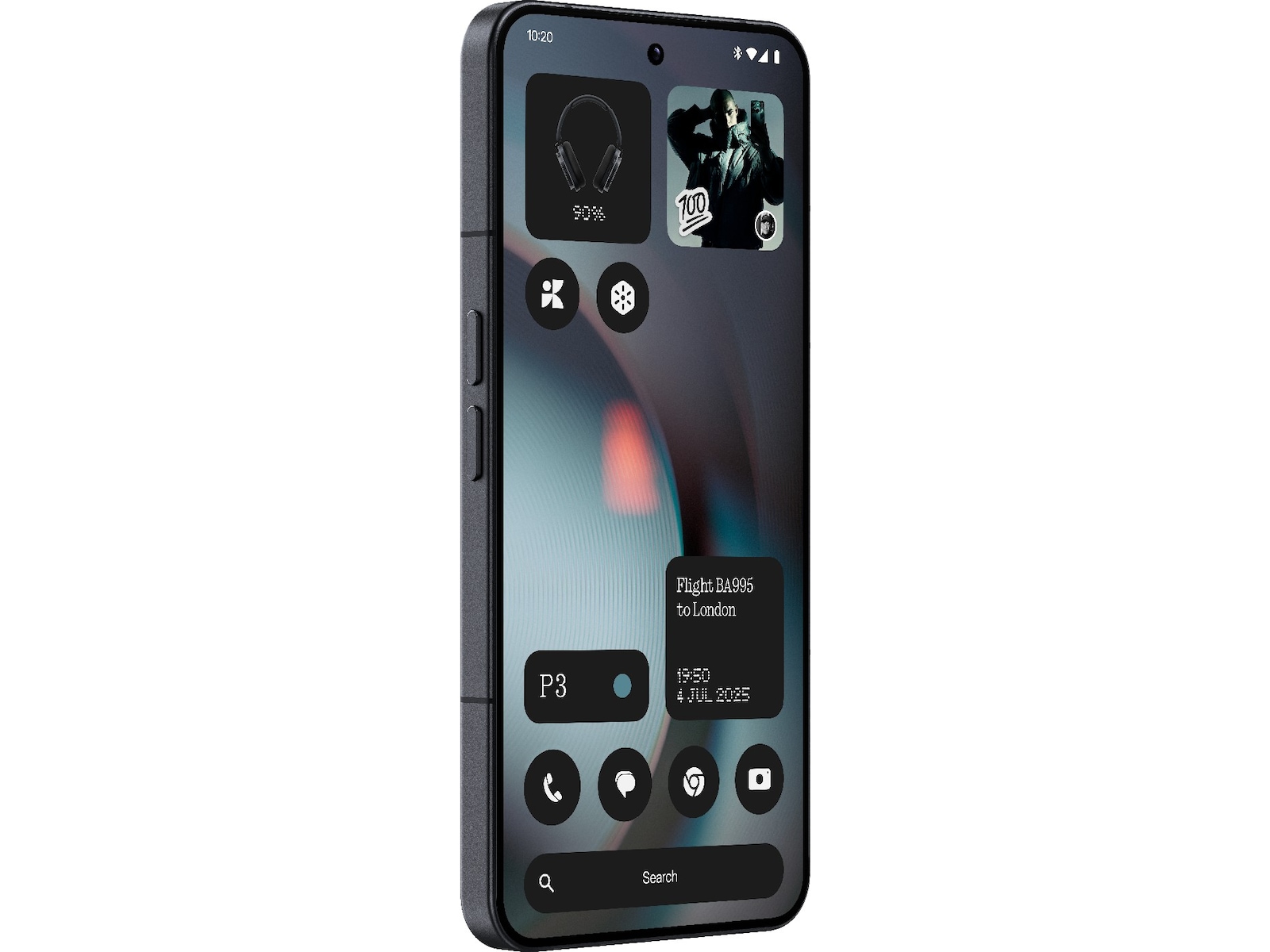 Nothing Phone (3) 512GB (sort) Mobiltelefoner