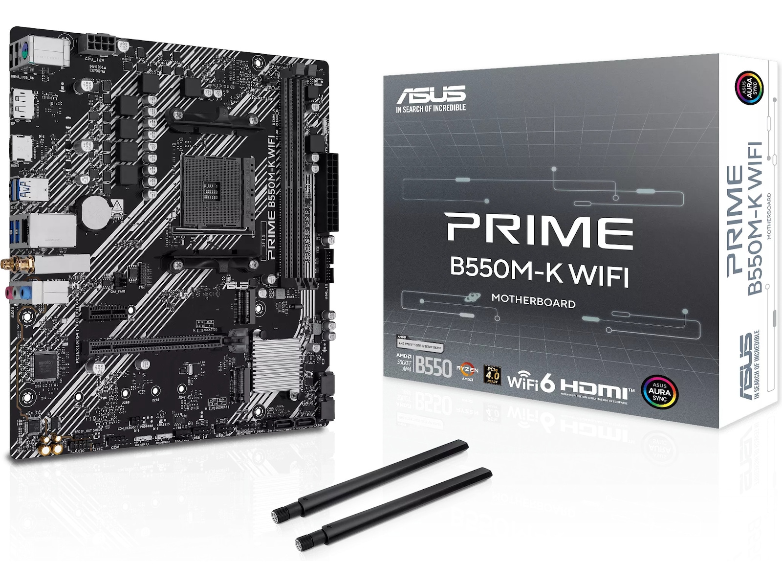 ASUS PRIME B550M-K WIFI Hovedkort AMD Socket