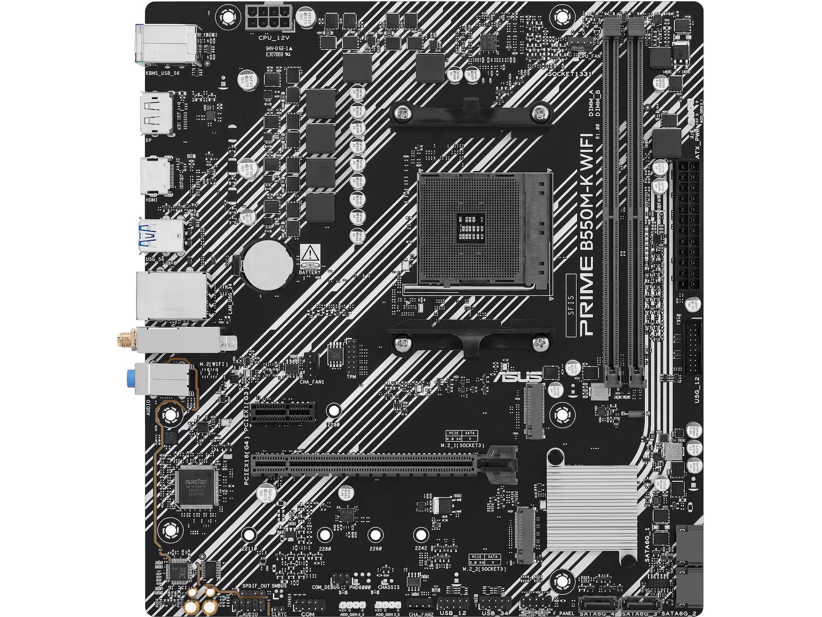 ASUS PRIME B550M-K WIFI Hovedkort AMD Socket