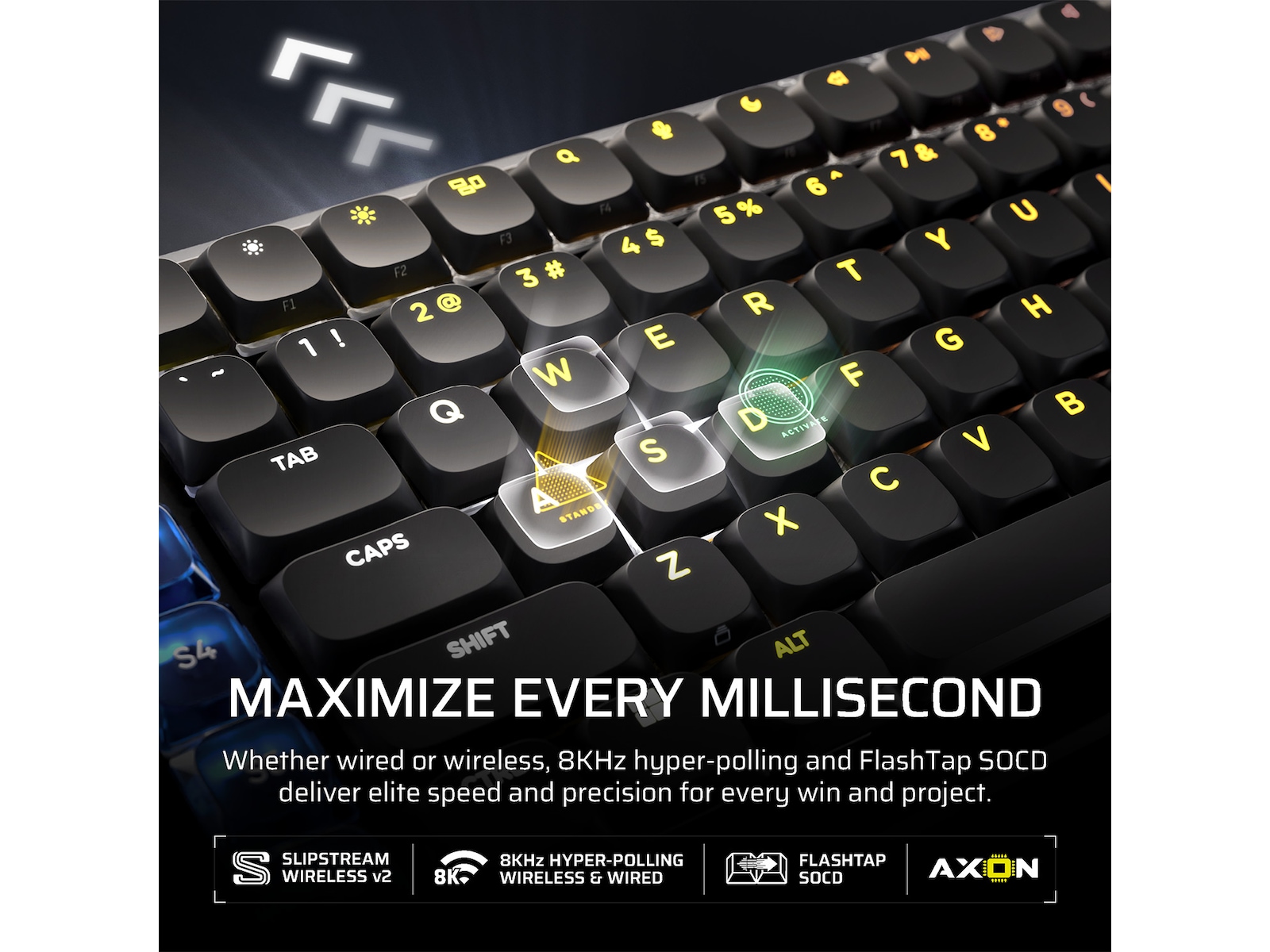 CORSAIR VANGUARD AIR 99 Trådløst Gamingtastatur -B-Grade Demo tastatur