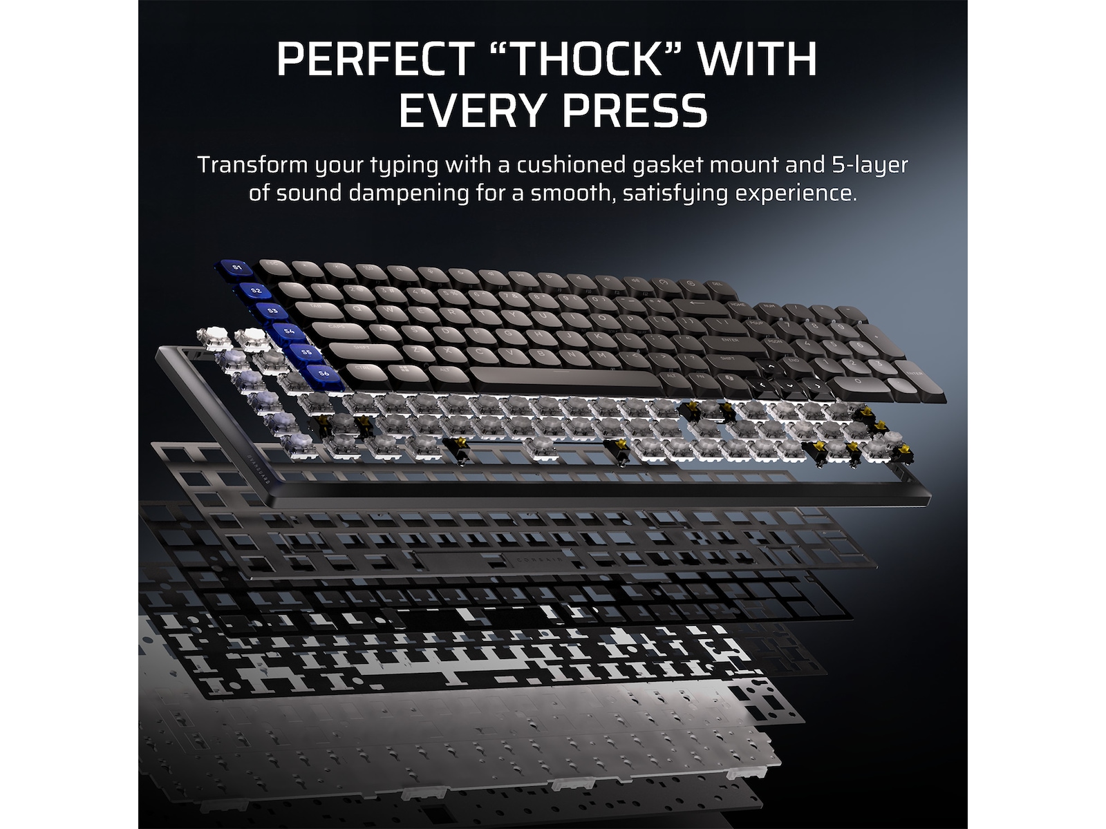 CORSAIR VANGUARD AIR 99 Trådløst Gamingtastatur -B-Grade Demo tastatur