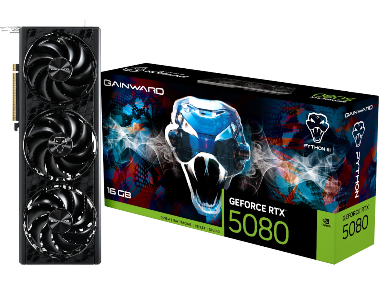 Gainward GeForce RTX 5080 Python III Skjermkort