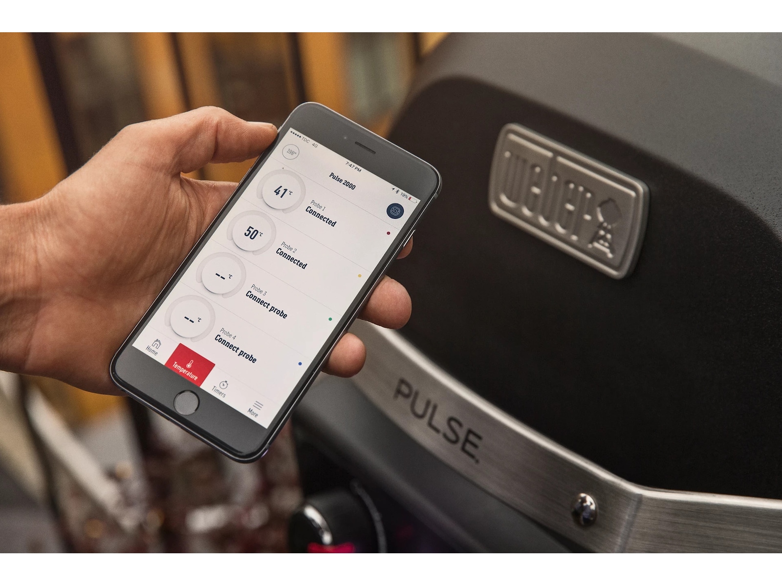 Weber Pulse 1000 elektrisk grill 1800W -B-Grade Demo hjem & fritid