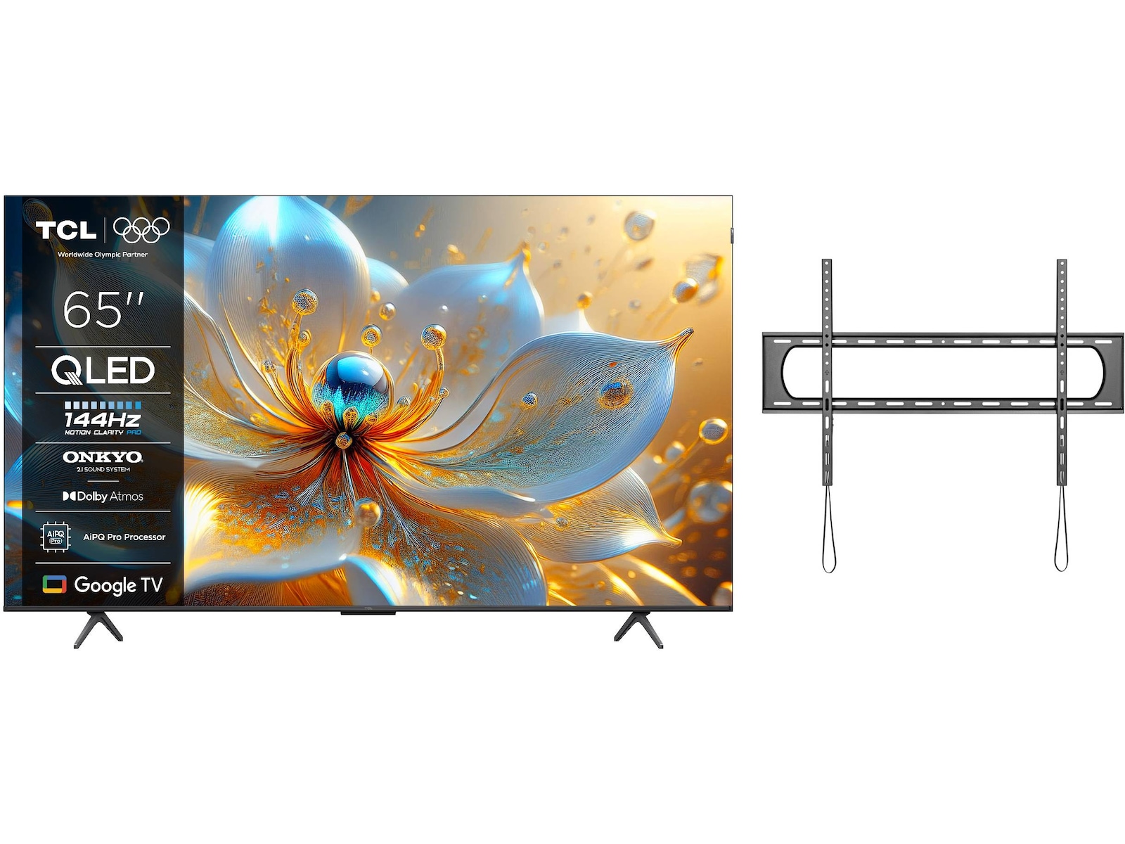 TCL 65" T8C 4K QLED Google TV (2025) 60 - 69 tommer TV