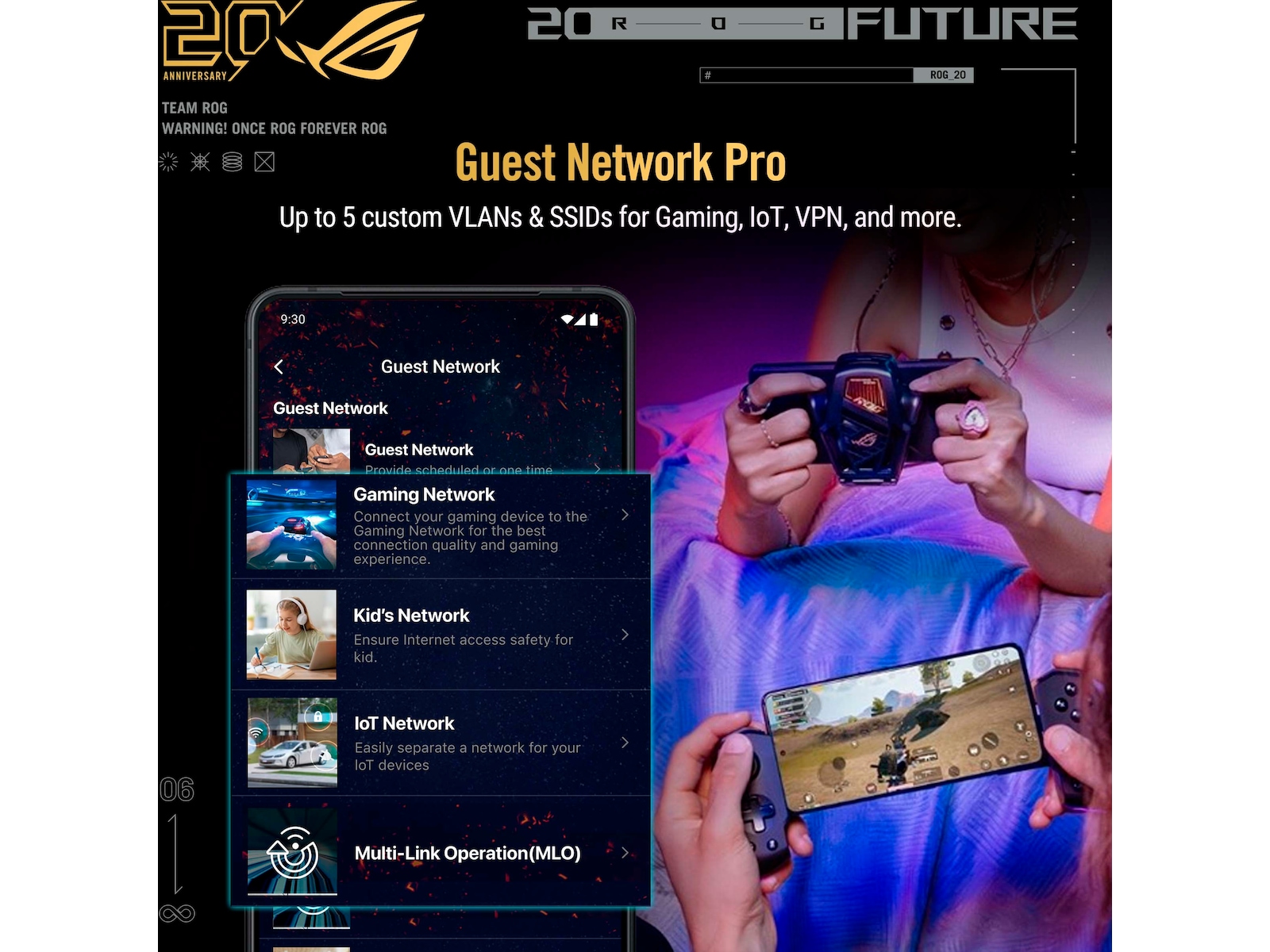 ASUS ROG Rapture GT-BE98 Edition 20 Routere