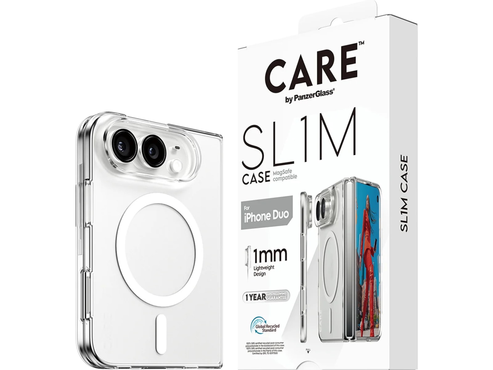 PanzerGlass CARE iPhone Duo SL1M Deksel (gjennomsiktig) Mobildeksel
