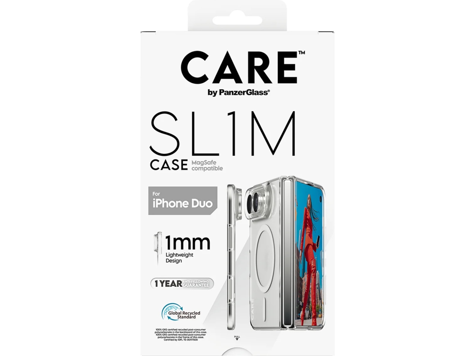 PanzerGlass CARE iPhone Duo SL1M Deksel (gjennomsiktig) Mobildeksel