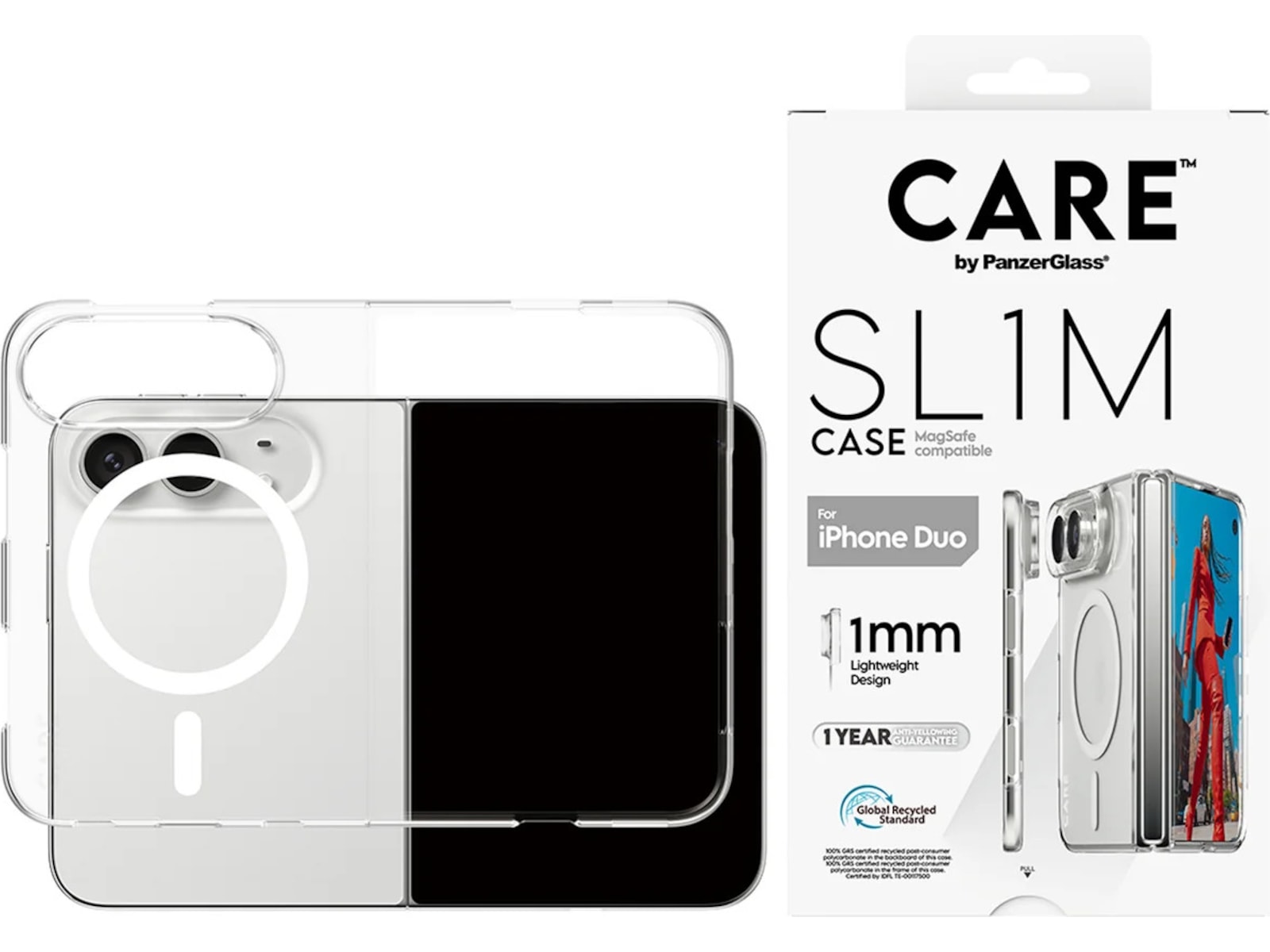 PanzerGlass CARE iPhone Duo SL1M Deksel (gjennomsiktig) Mobildeksel