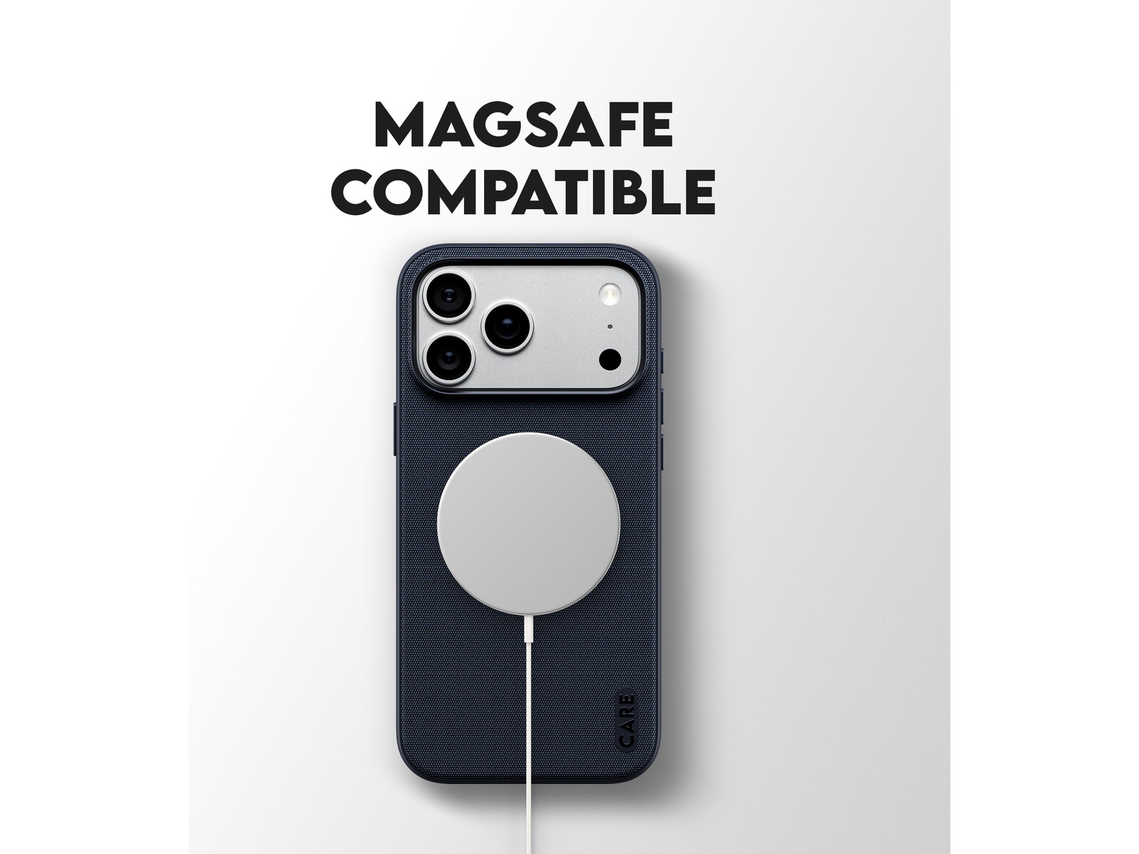 PanzerGlass CARE iPhone 17 Pro Max / 18 Pro Max Fusion Fabric deksel (blå) Mobildeksel