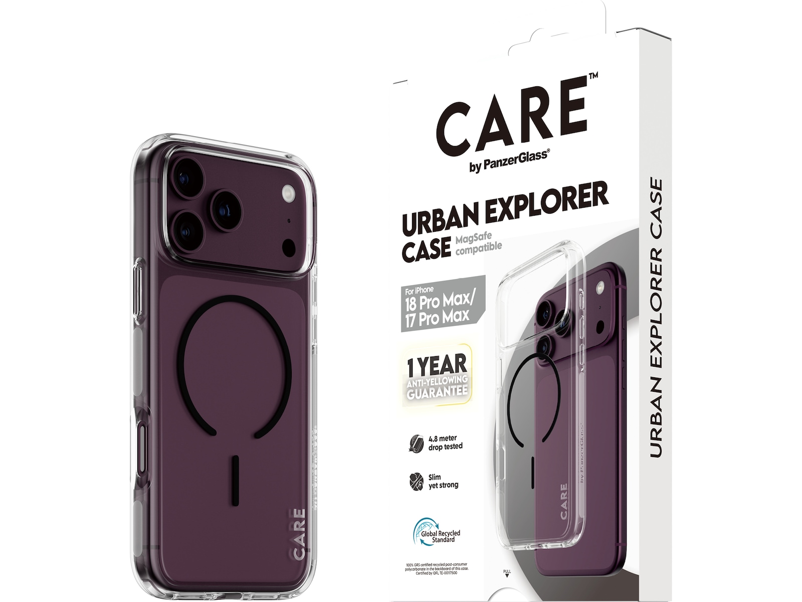 PanzerGlass CARE iPhone 17 Pro Max / 18 Pro Max Urban Explorer deksel Mobildeksel
