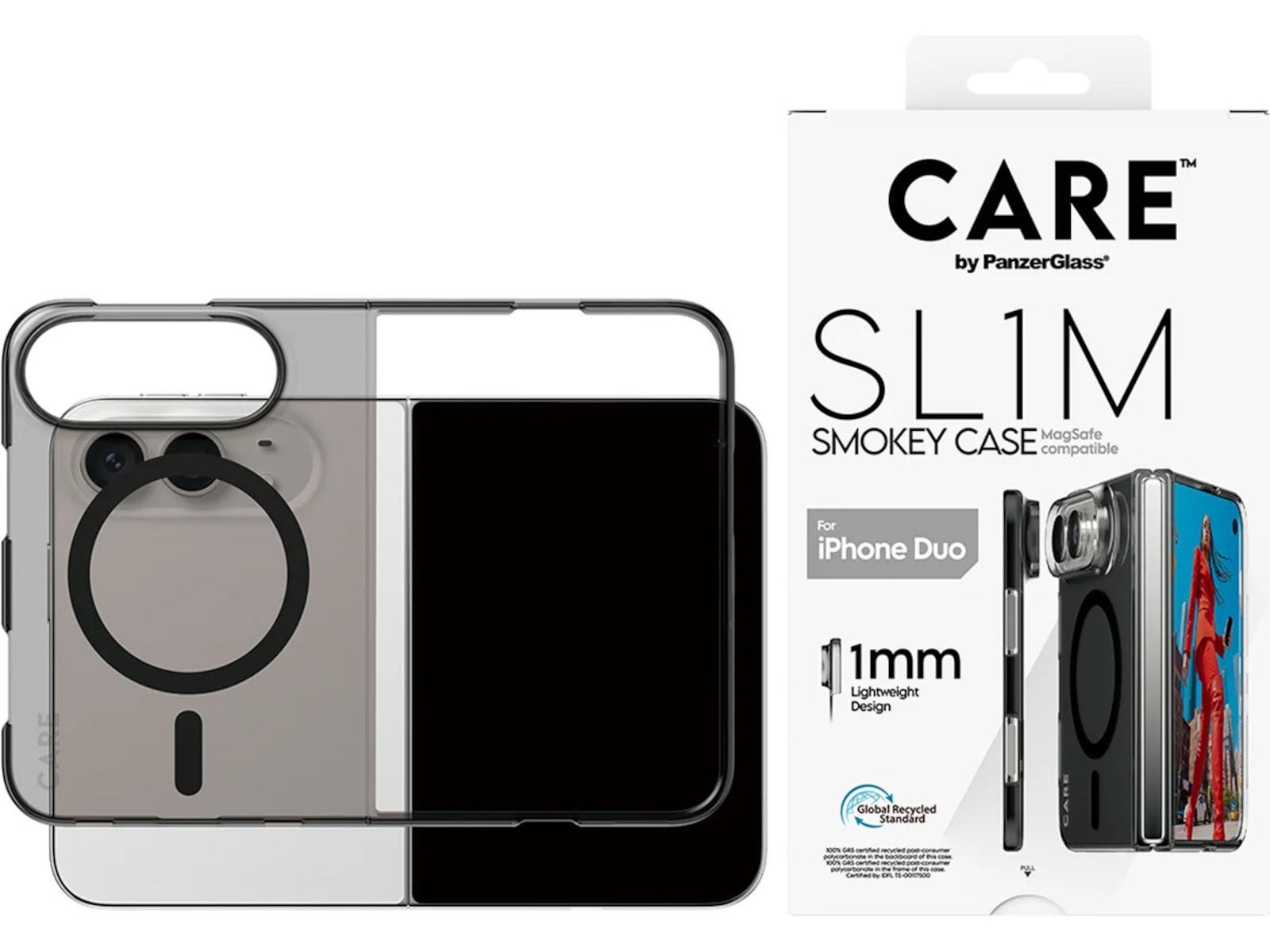 PanzerGlass CARE iPhone Duo SL1M Deksel (gjennomsiktig) Mobildeksel