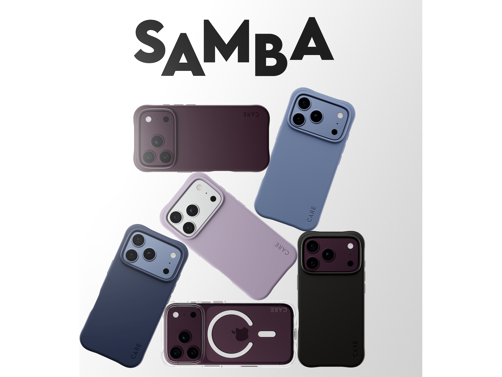 PanzerGlass CARE iPhone 17 Pro/18 Pro Samba deksel (sort) Mobildeksel