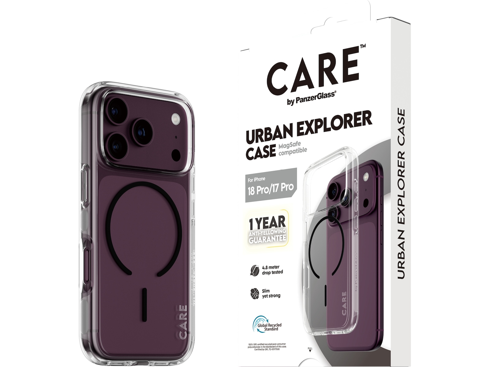 PanzerGlass CARE iPhone 17 Pro / 18 Pro Urban Explorer deksel Mobildeksel
