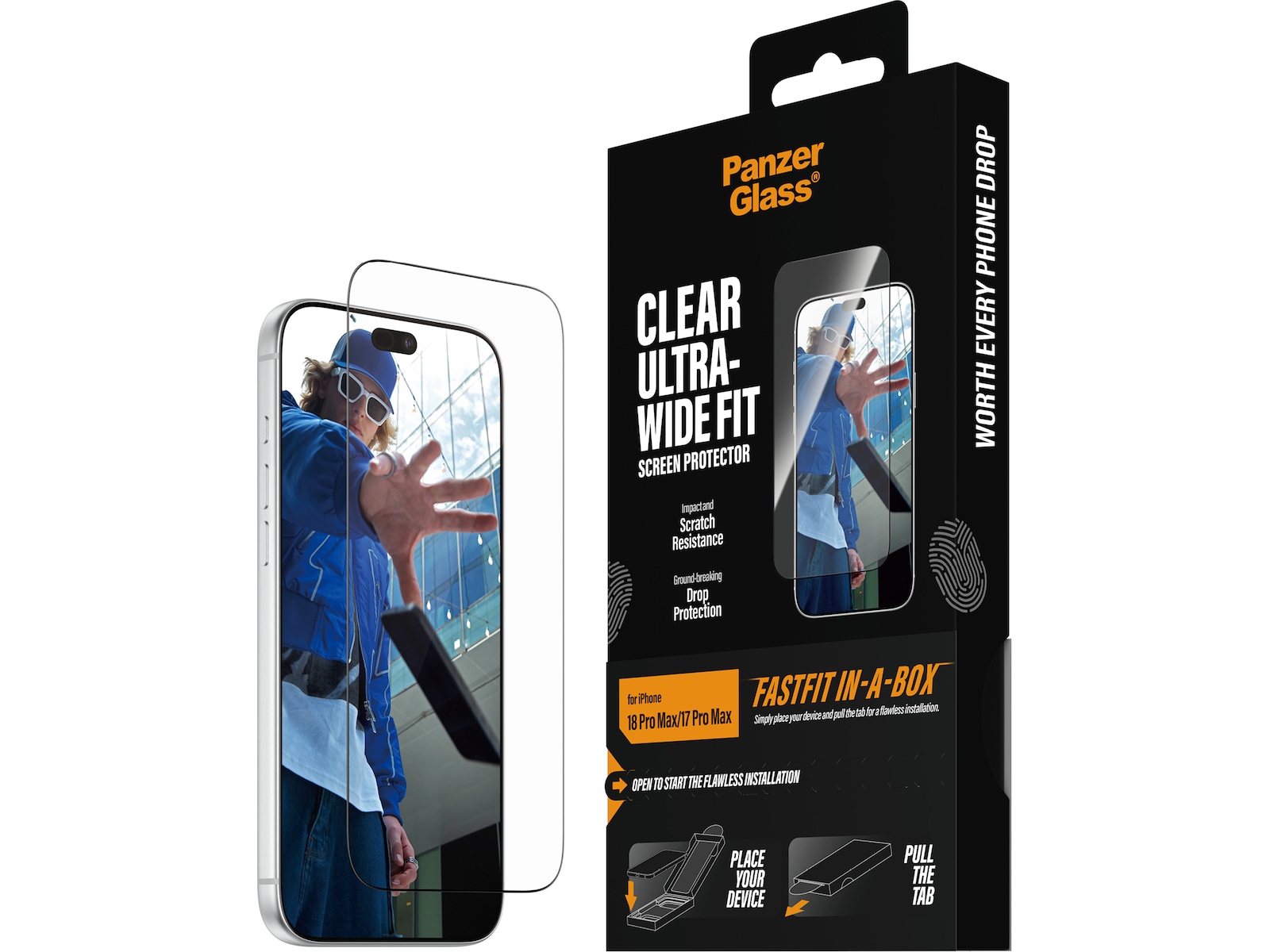PanzerGlass iPhone 17 Pro Max / 18 Pro Max Skjermbeskytter Skjermbeskytter