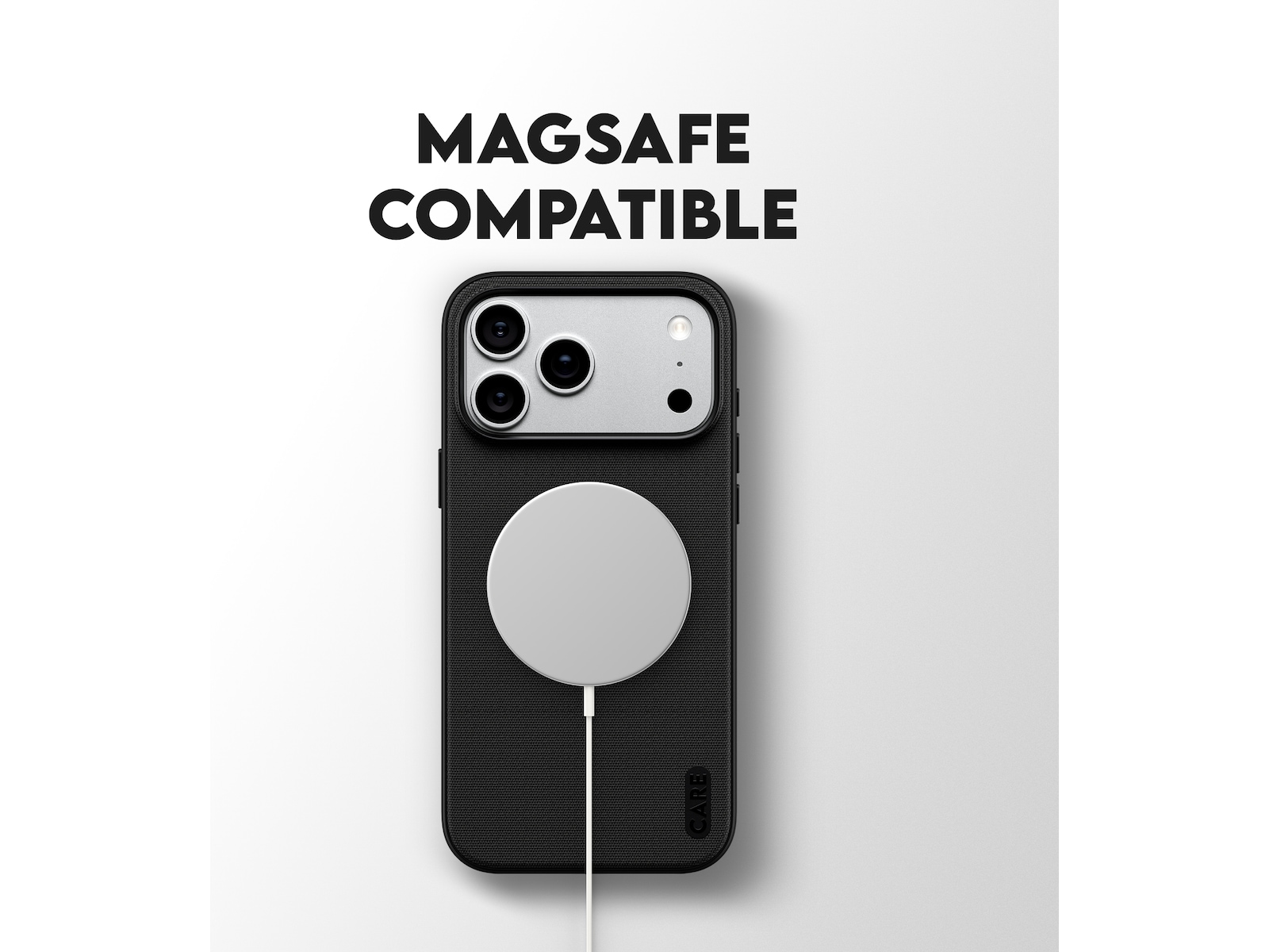 PanzerGlass CARE iPhone 17 Pro Max / 18 Pro Max Fusion Fabric deksel (sort) Mobildeksel