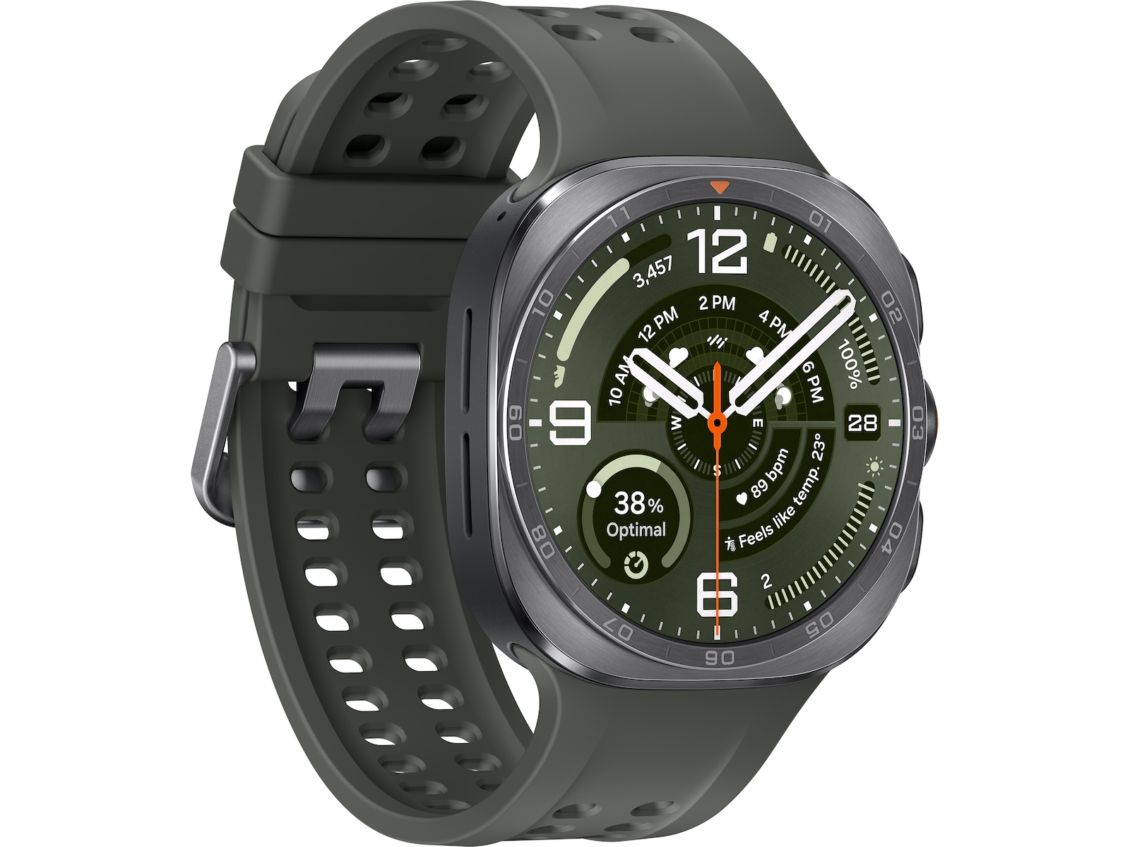 Samsung Galaxy Watch Ultra2 47mm eSim (silver + green) Smartklokker