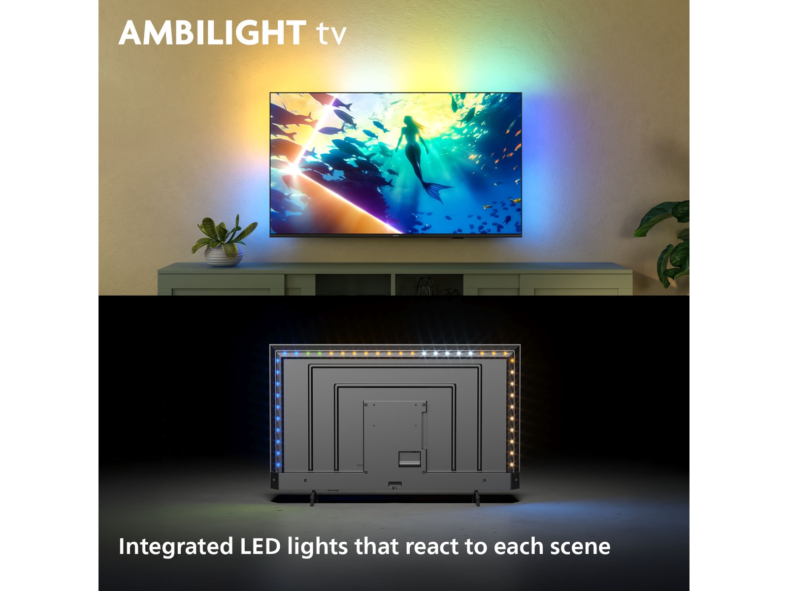 Philips 43" PUS8000/12 4K LED Smart Ambilight TV (2025) -B-Grade Demo TV/projektor