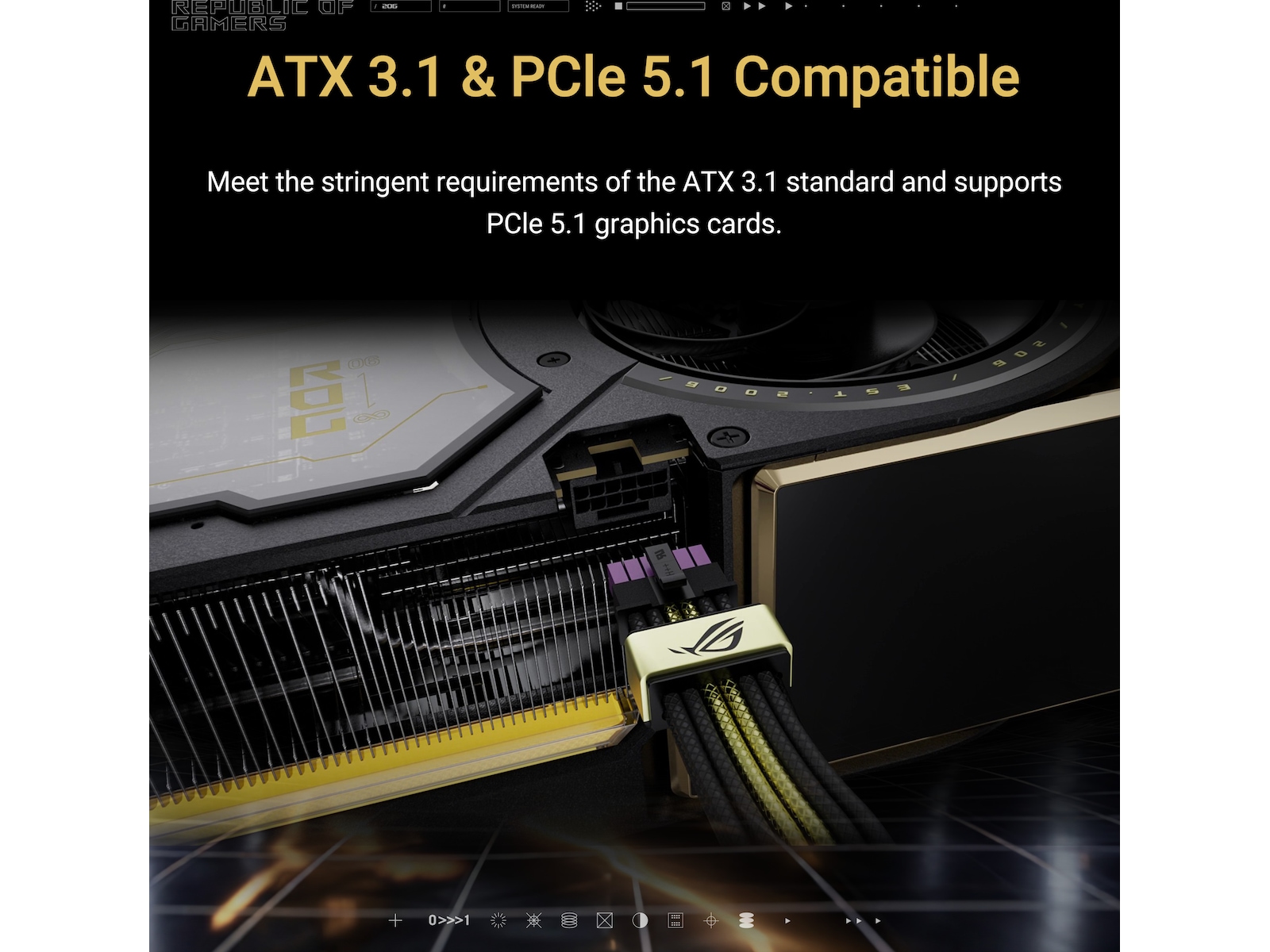 ASUS ROG Thor 3000W Titanium III Edition 20 (ROG Equalizer) Enheter