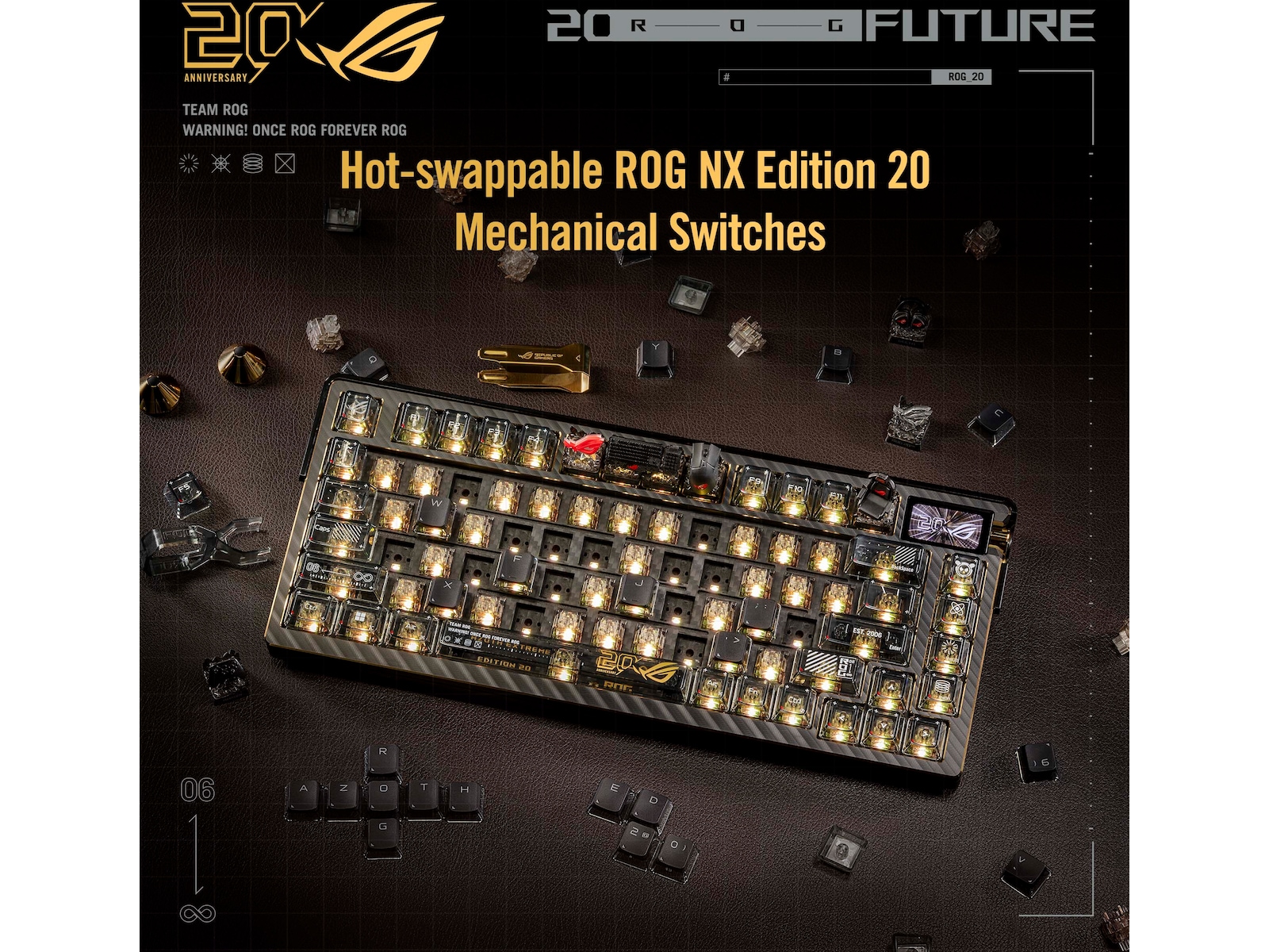 ASUS ROG Azoth Extreme Edition 20 gamingtastatur Gamingtastatur