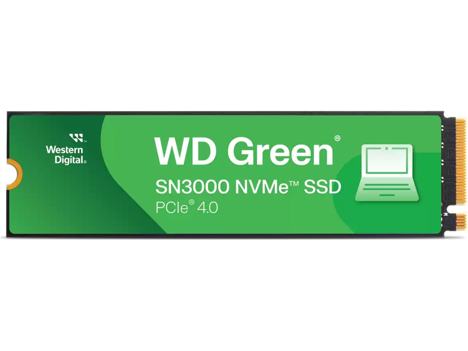 Sandisk WD Green SN3000 NVMe SSD 2TB -B-Grade Demo harddisker