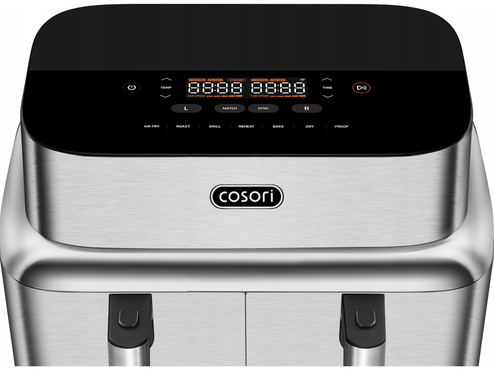 Cosori Iconic Dual 8,6L luftfriteuse i rustfritt stål Airfryer